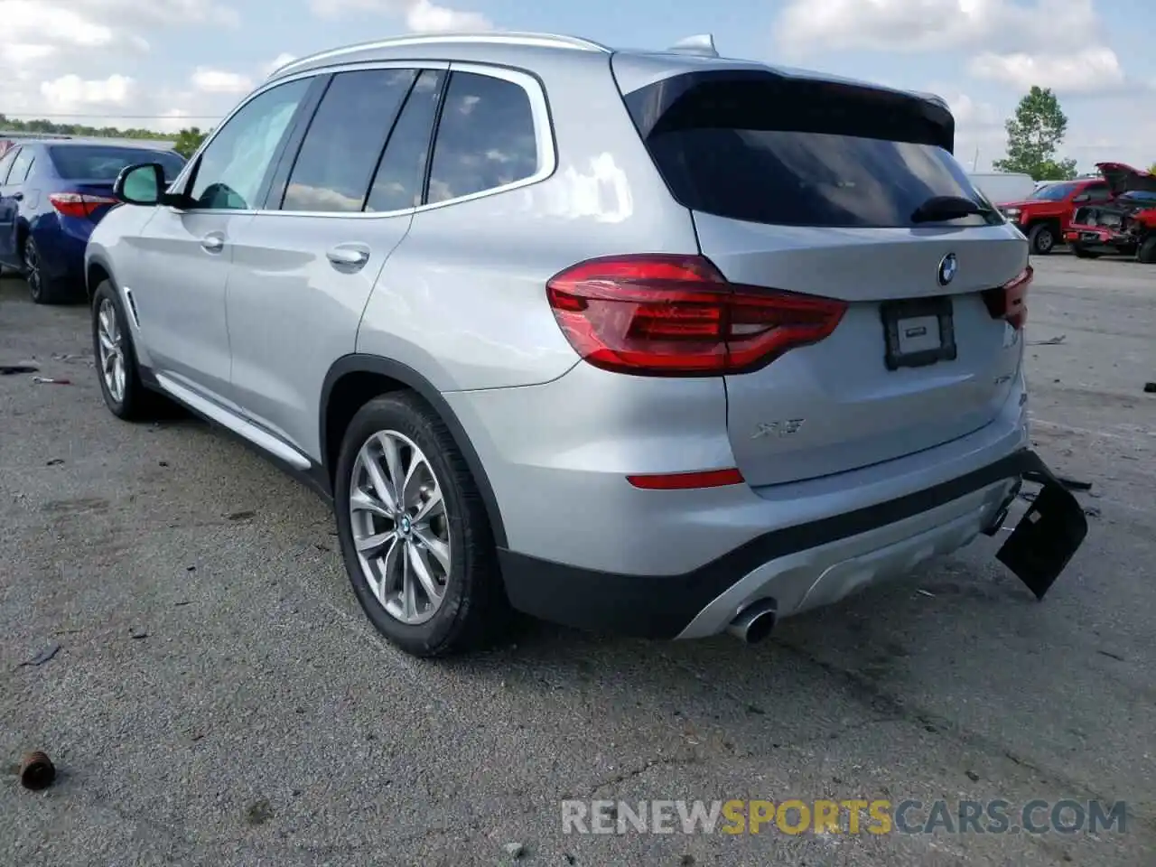 3 Photograph of a damaged car 5UXTR9C5XKLR04467 BMW X3 2019