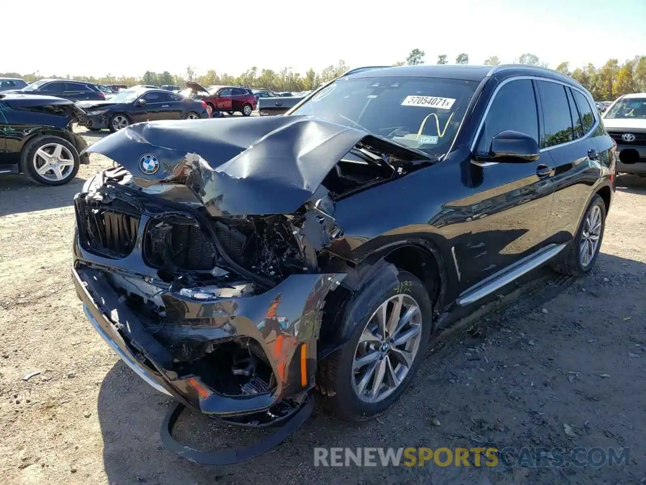 2 Photograph of a damaged car 5UXTR9C5XKLR05893 BMW X3 2019