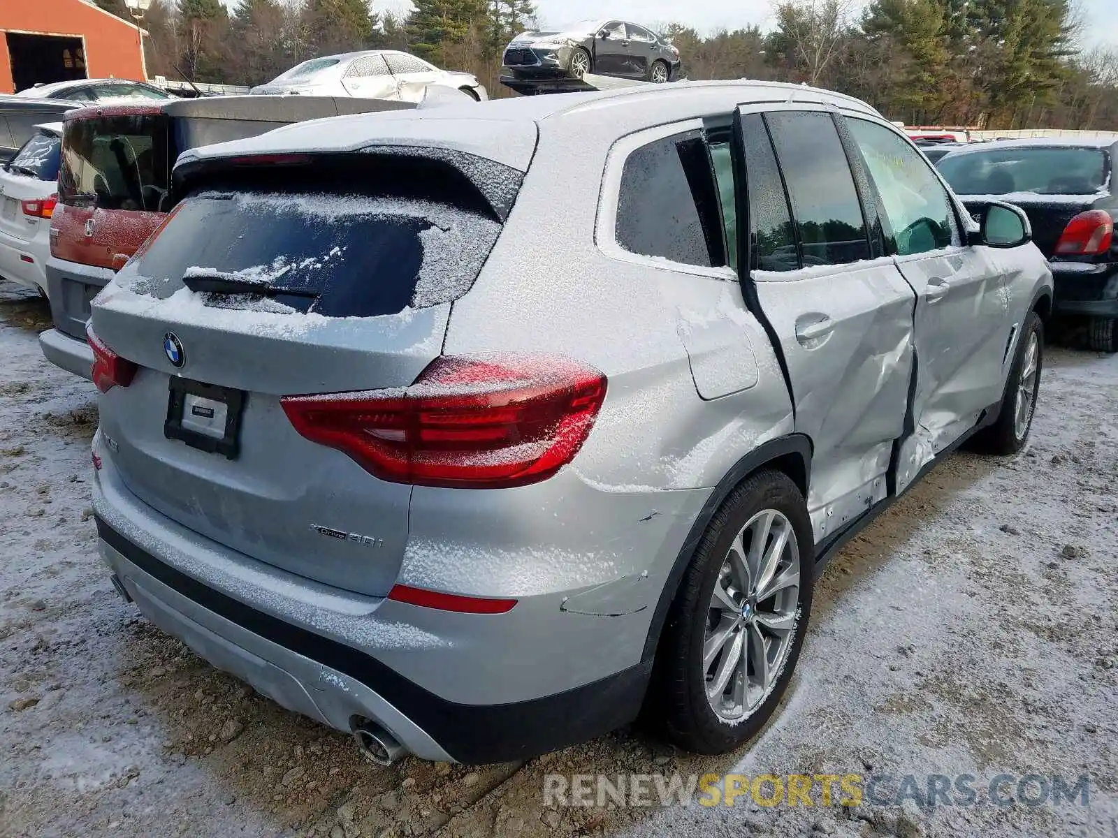 4 Photograph of a damaged car 5UXTR9C5XKLR07921 BMW X3 2019