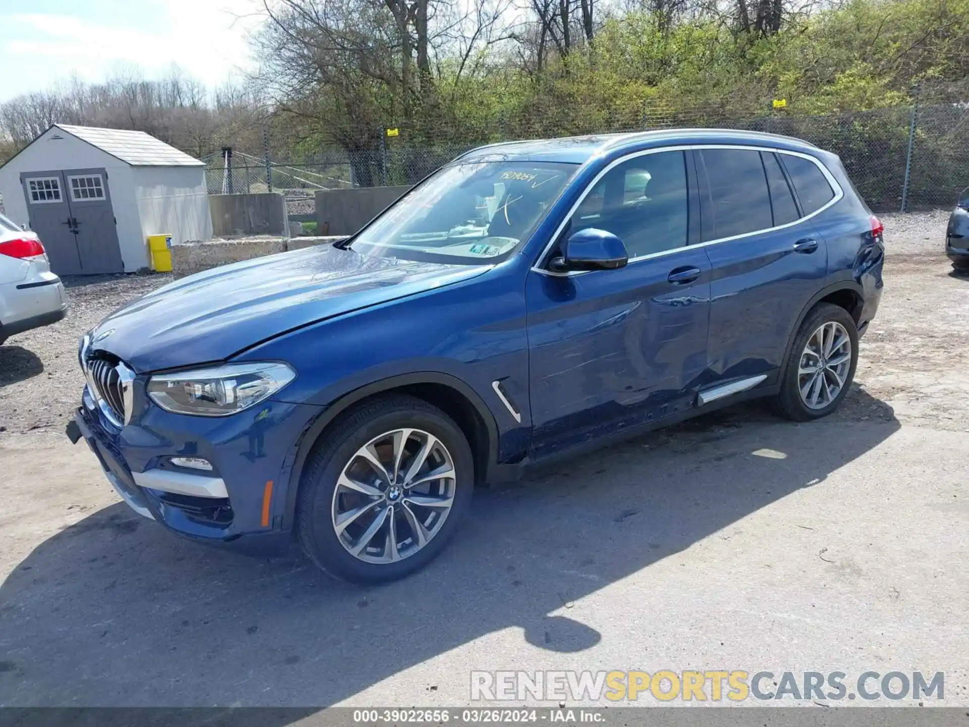 18 Photograph of a damaged car 5UXTR9C5XKLR09054 BMW X3 2019