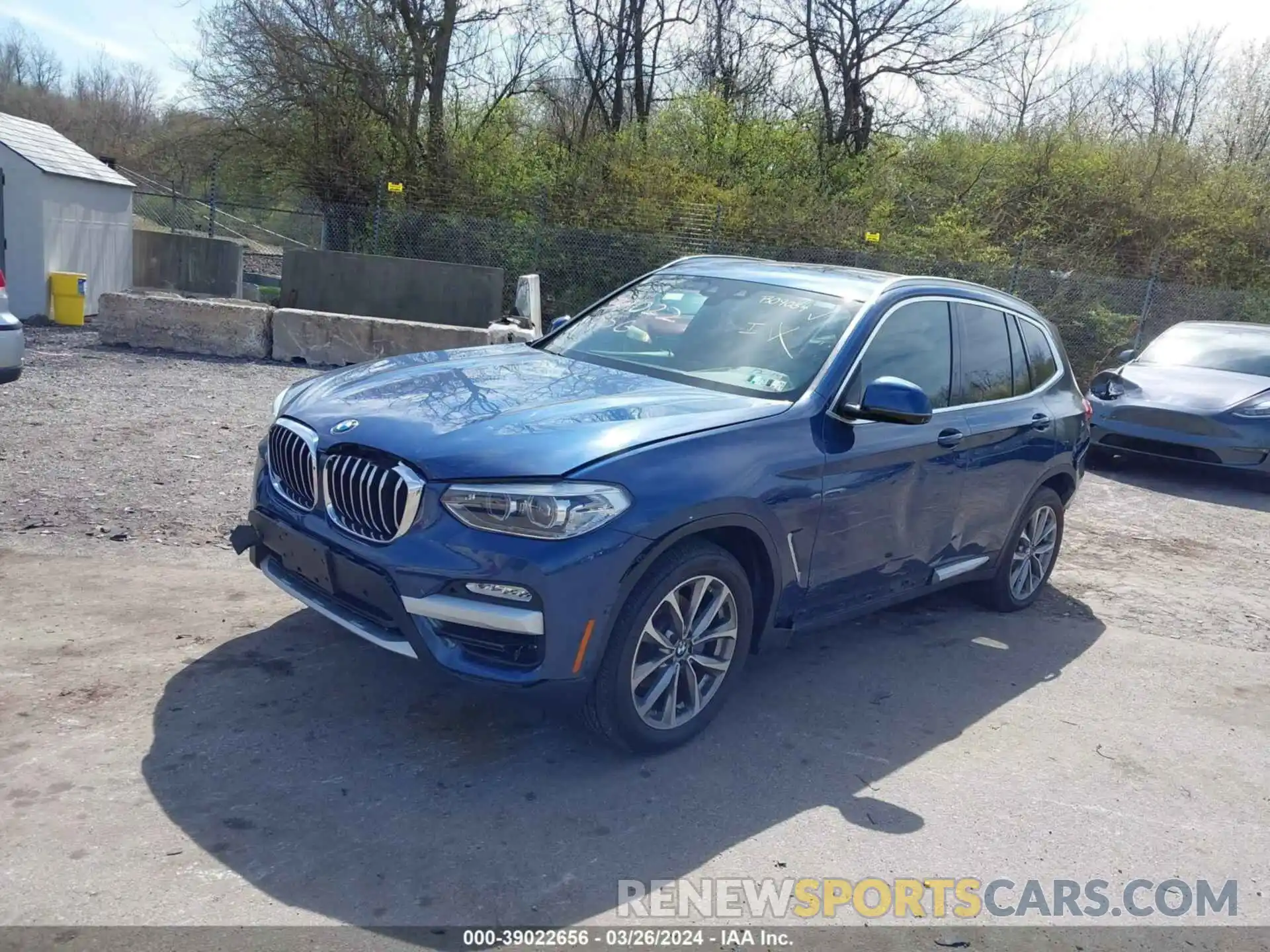 2 Photograph of a damaged car 5UXTR9C5XKLR09054 BMW X3 2019