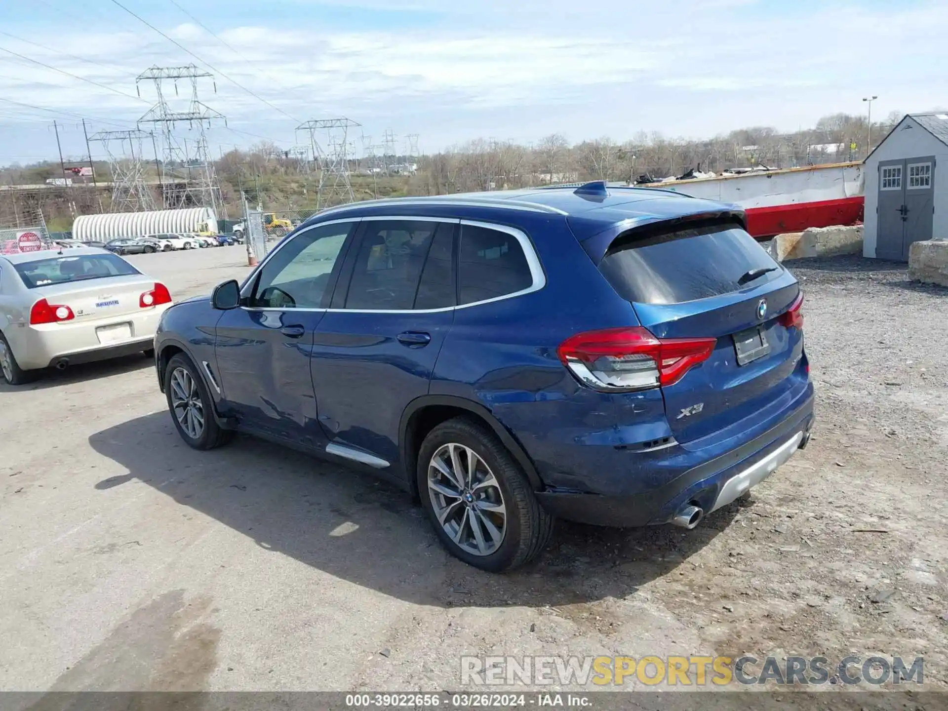 3 Photograph of a damaged car 5UXTR9C5XKLR09054 BMW X3 2019