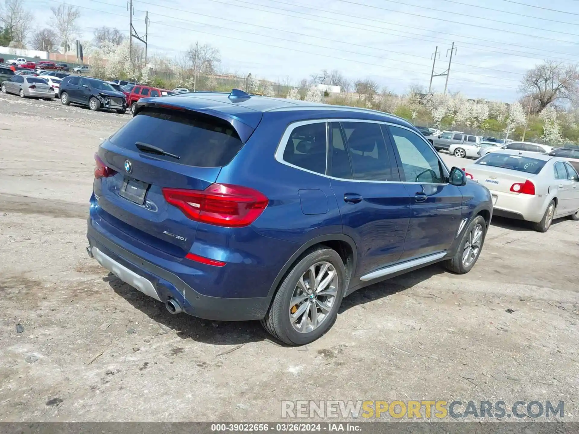 4 Photograph of a damaged car 5UXTR9C5XKLR09054 BMW X3 2019