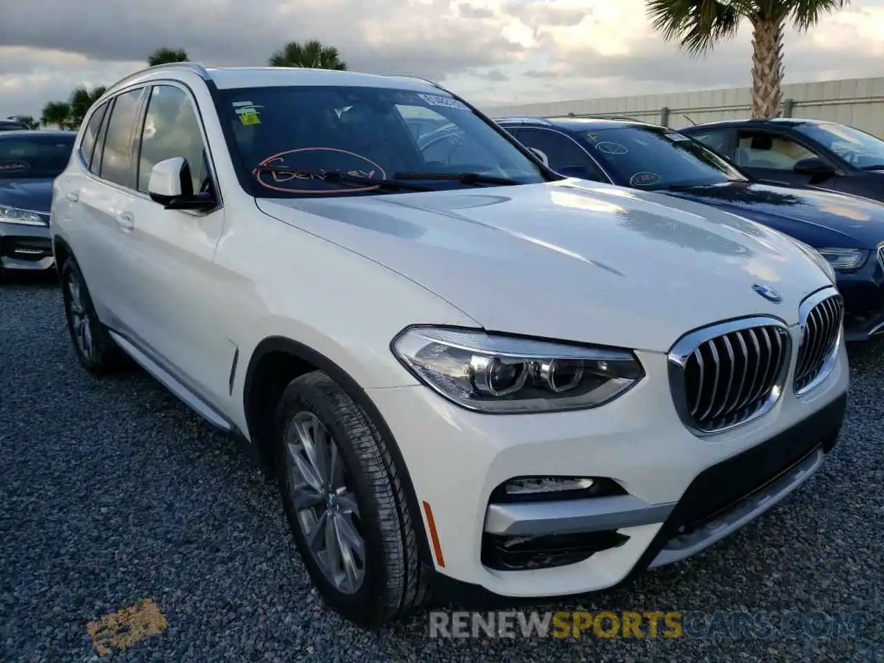 1 Photograph of a damaged car 5UXTR9C5XKLR09118 BMW X3 2019