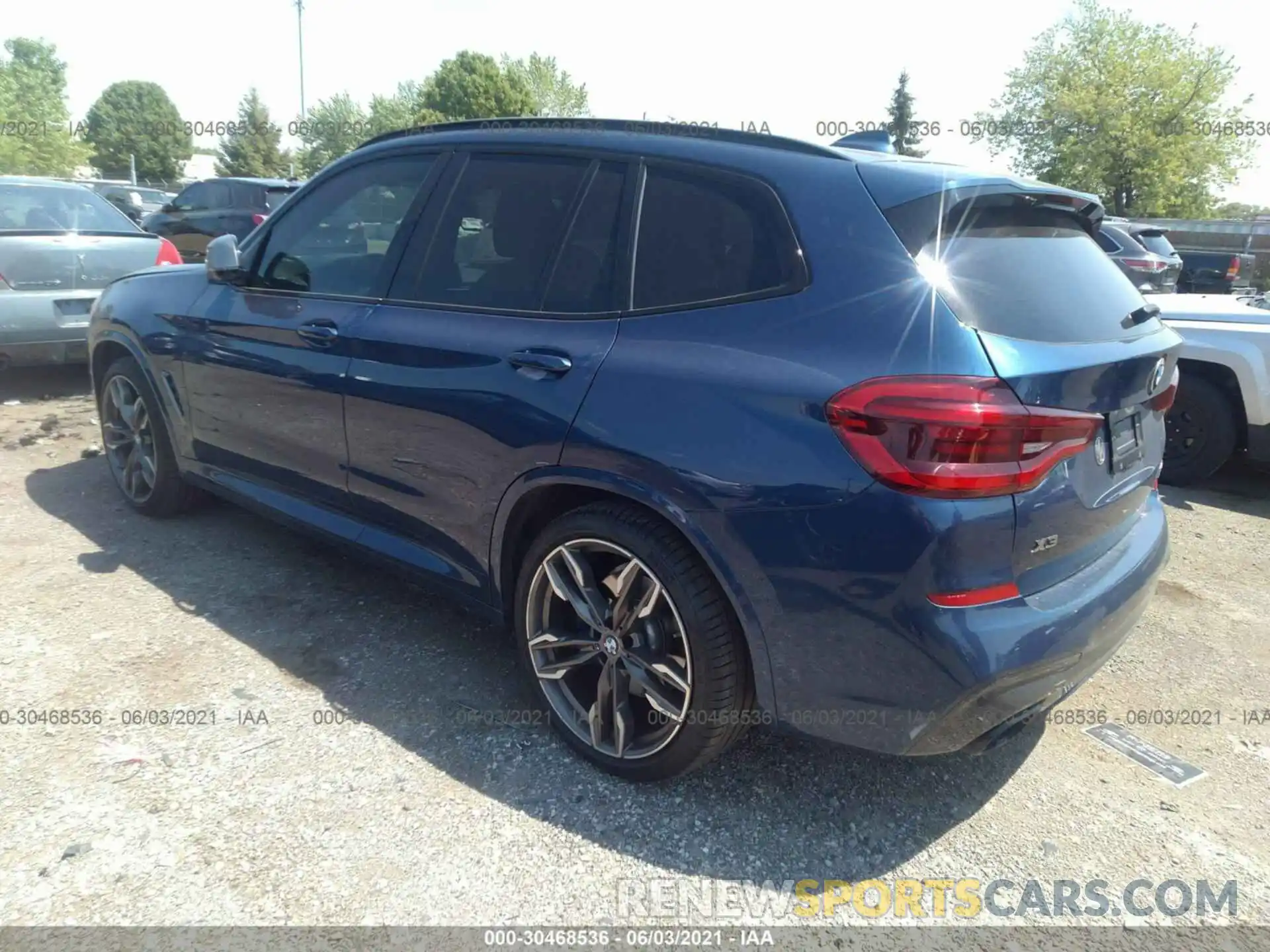 3 Photograph of a damaged car 5UXTS3C50K0Z04531 BMW X3 2019