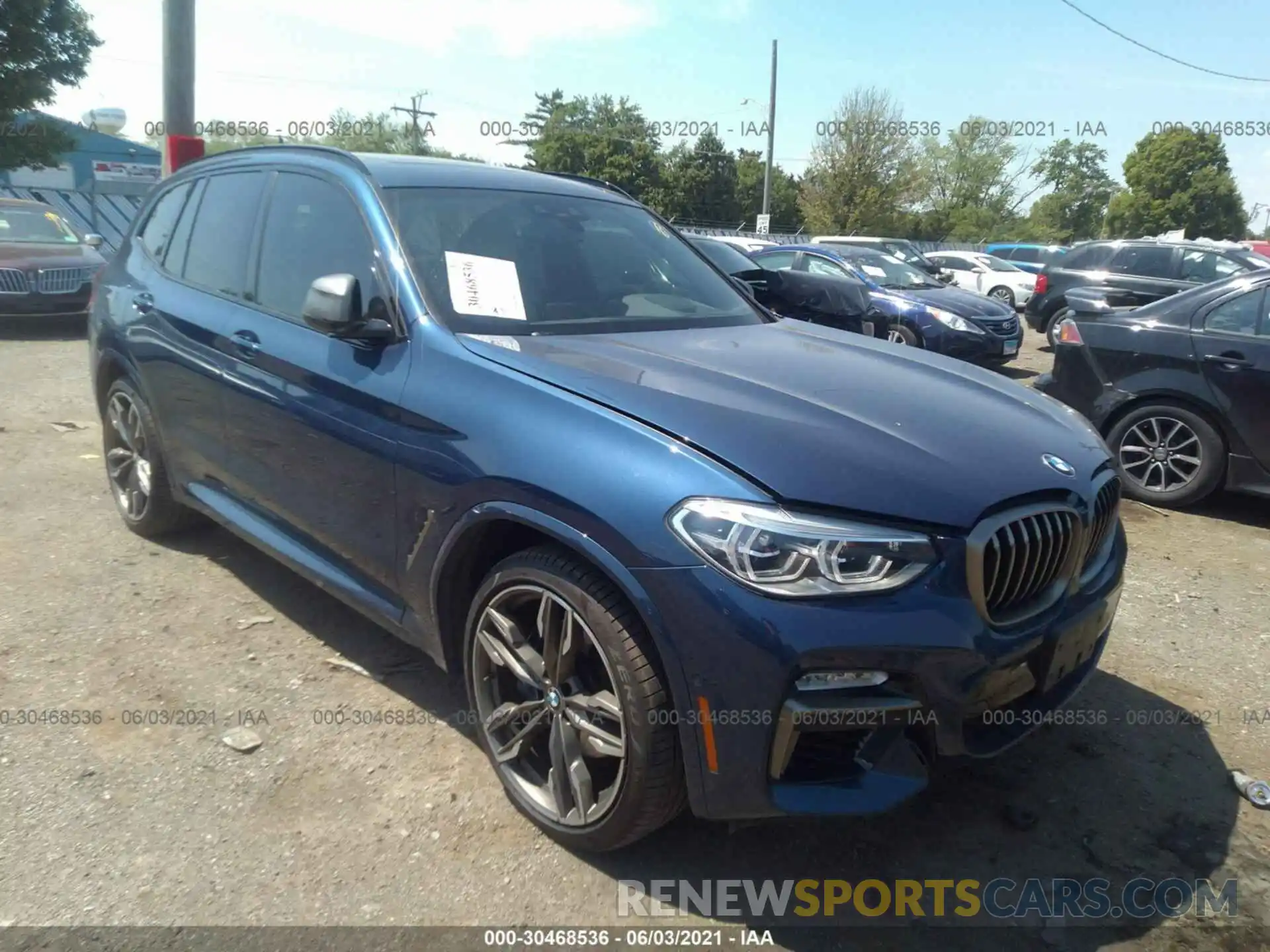 6 Photograph of a damaged car 5UXTS3C50K0Z04531 BMW X3 2019