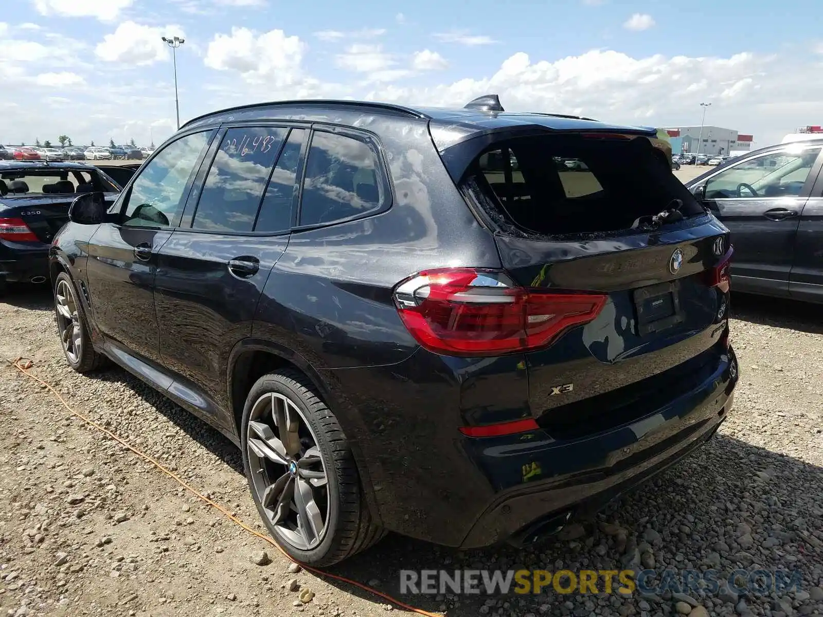 3 Photograph of a damaged car 5UXTS3C50K0Z05338 BMW X3 2019