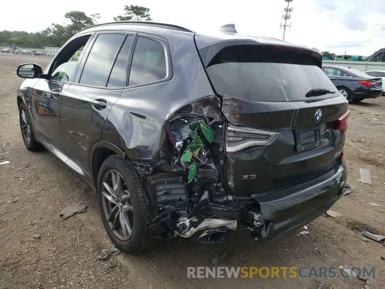 3 Photograph of a damaged car 5UXTS3C50K0Z05856 BMW X3 2019