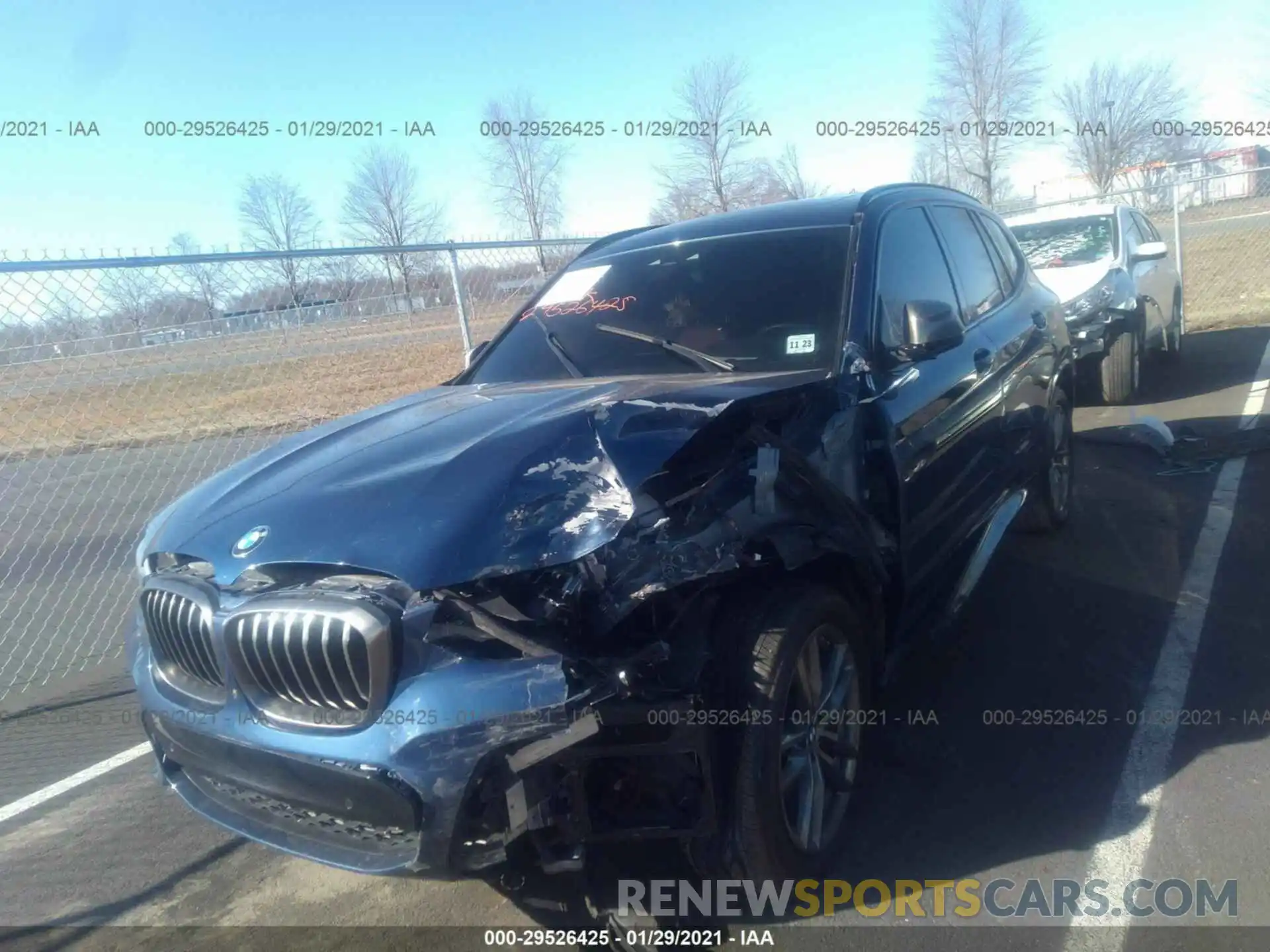 2 Photograph of a damaged car 5UXTS3C50K0Z06280 BMW X3 2019