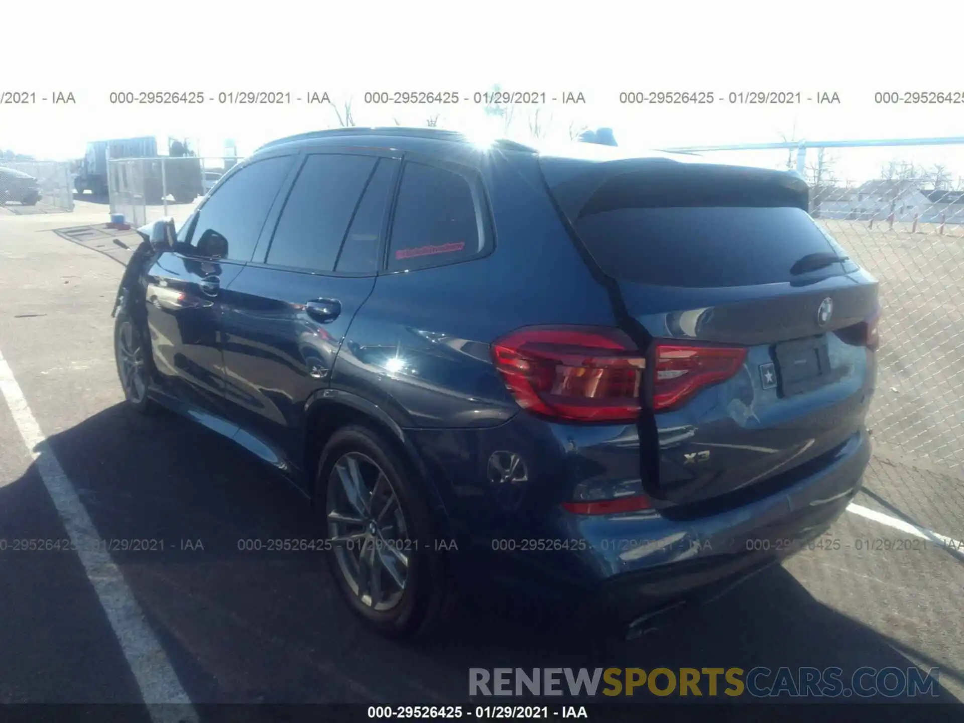 3 Photograph of a damaged car 5UXTS3C50K0Z06280 BMW X3 2019