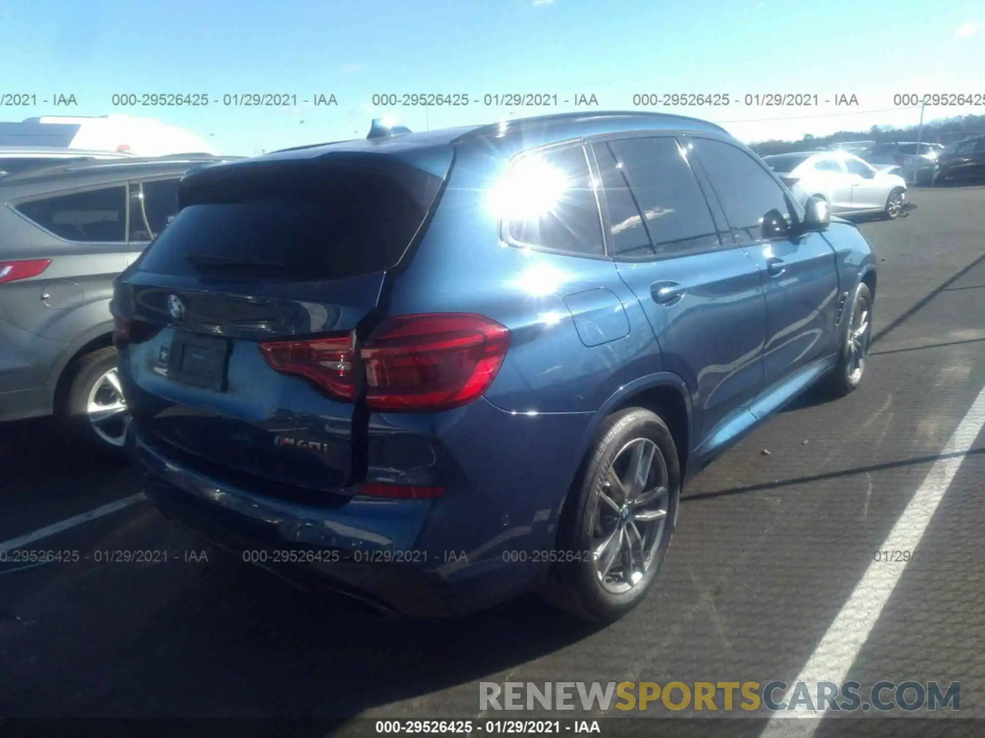 4 Photograph of a damaged car 5UXTS3C50K0Z06280 BMW X3 2019