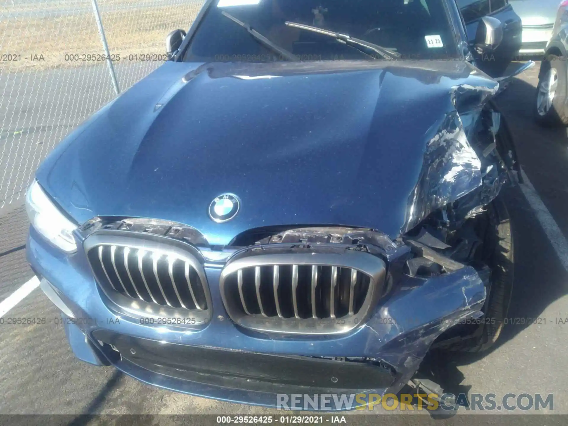 6 Photograph of a damaged car 5UXTS3C50K0Z06280 BMW X3 2019