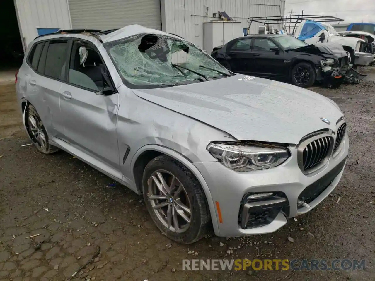 1 Photograph of a damaged car 5UXTS3C50K0Z07462 BMW X3 2019