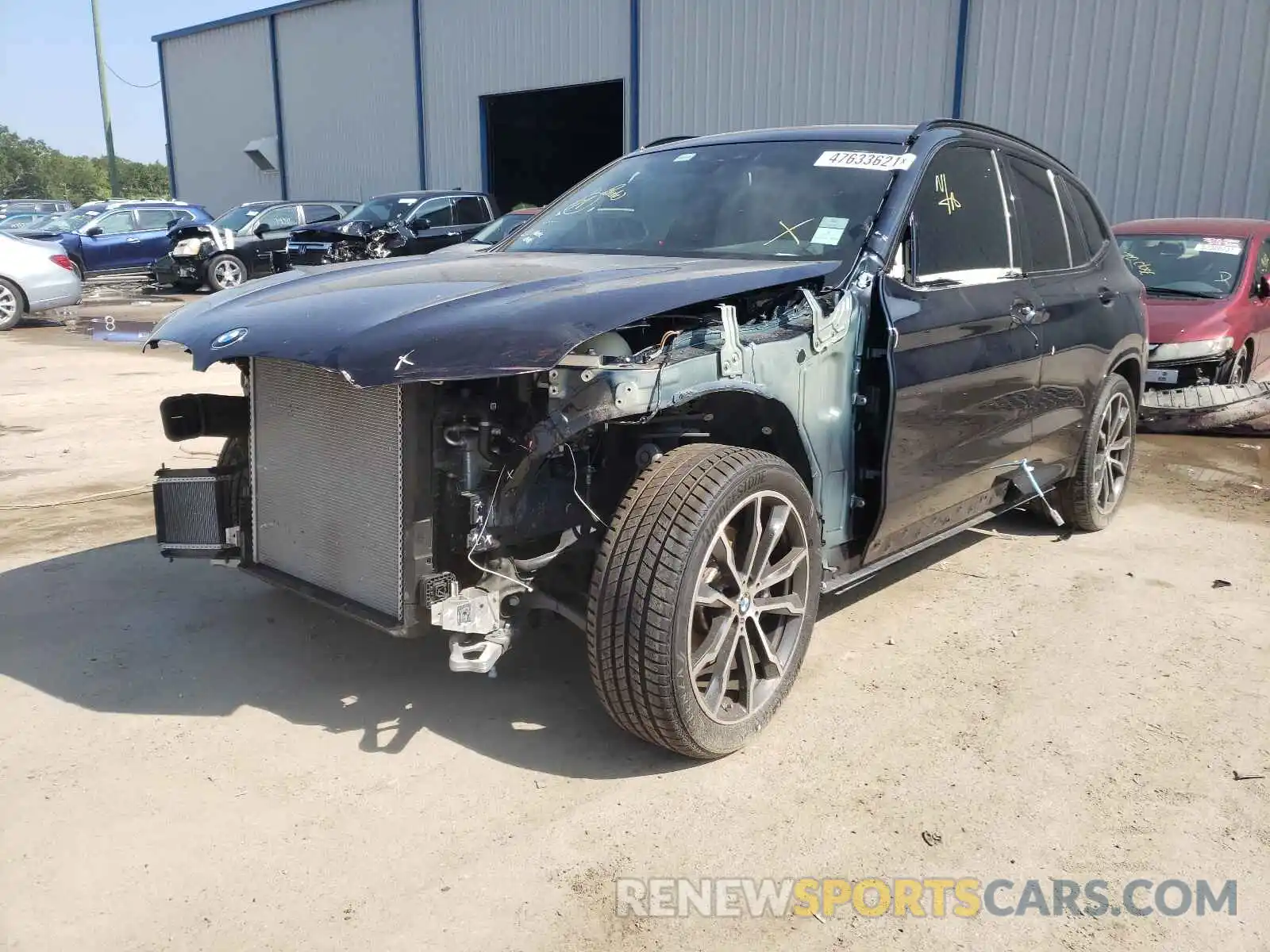 2 Photograph of a damaged car 5UXTS3C50K0Z07509 BMW X3 2019