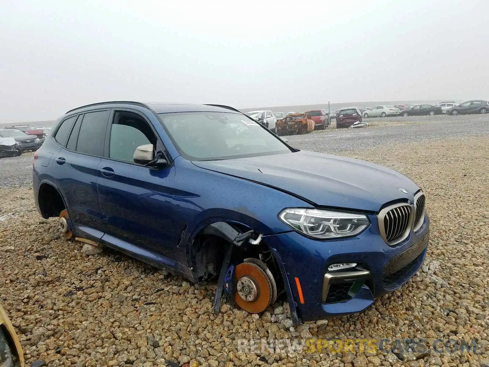 1 Photograph of a damaged car 5UXTS3C50K0Z07526 BMW X3 2019