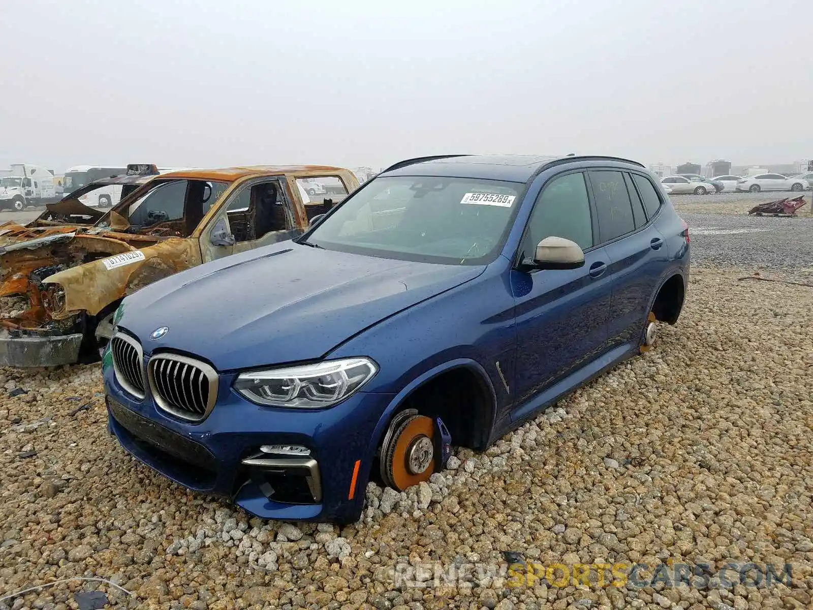 2 Photograph of a damaged car 5UXTS3C50K0Z07526 BMW X3 2019