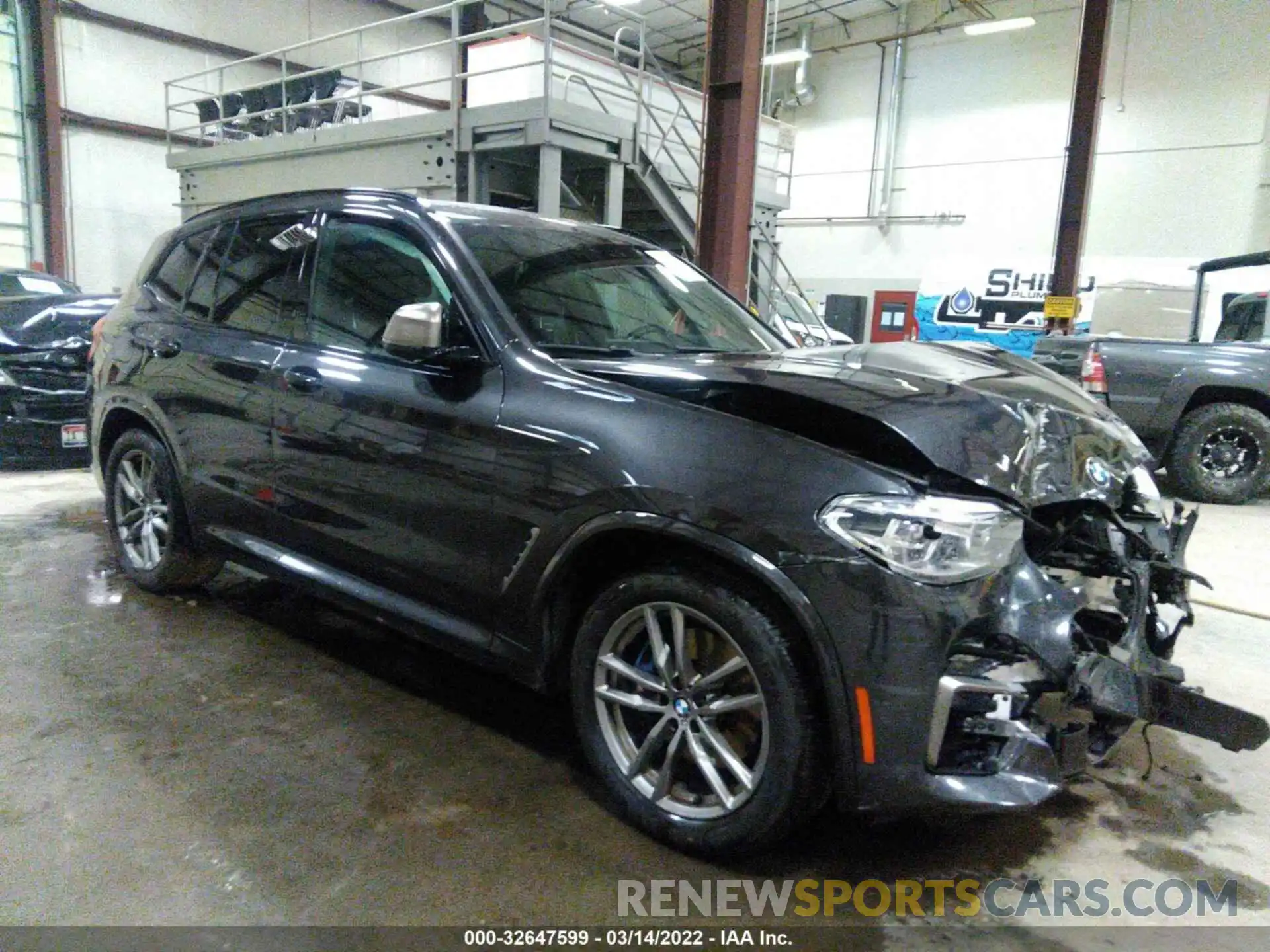 1 Photograph of a damaged car 5UXTS3C50K0Z08028 BMW X3 2019