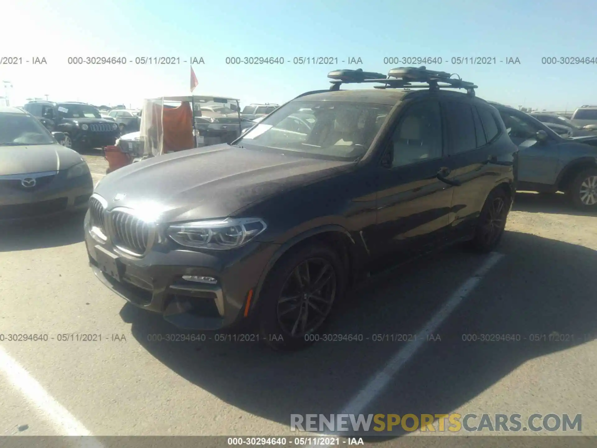 2 Photograph of a damaged car 5UXTS3C50K0Z09308 BMW X3 2019