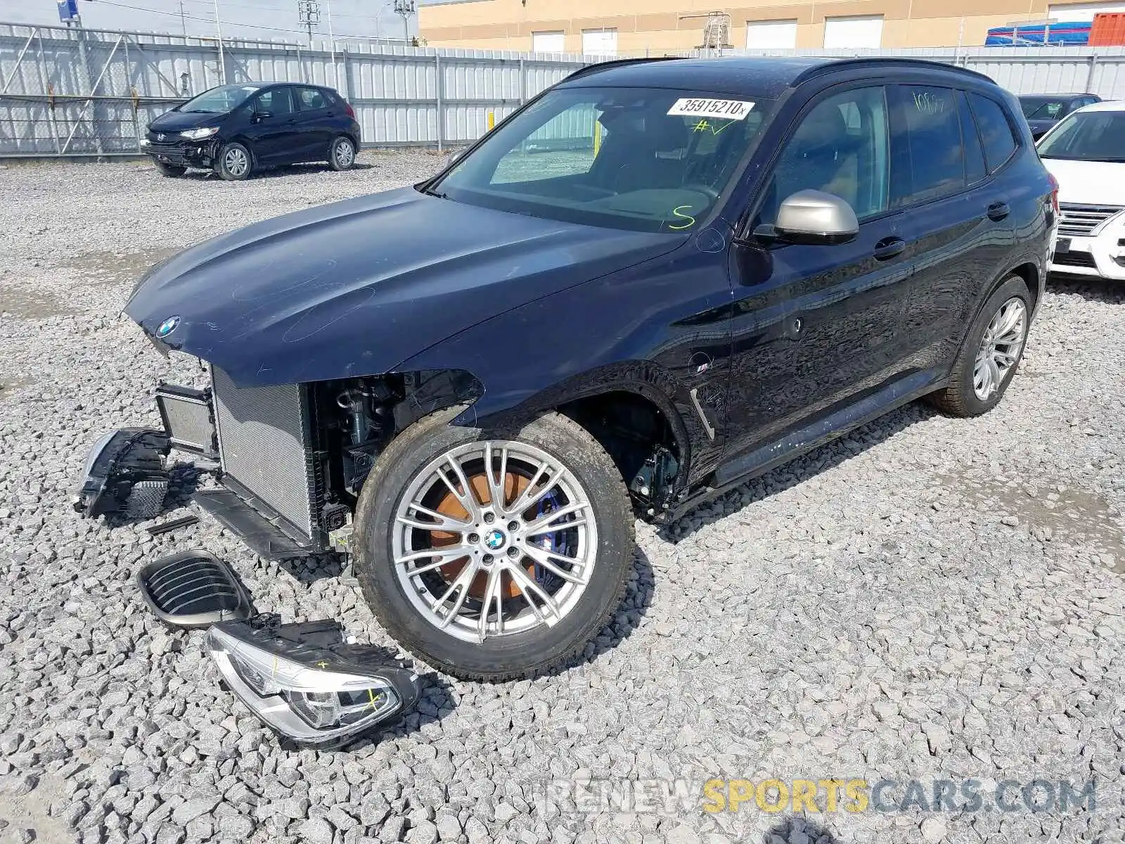 2 Photograph of a damaged car 5UXTS3C51K0Z03050 BMW X3 2019