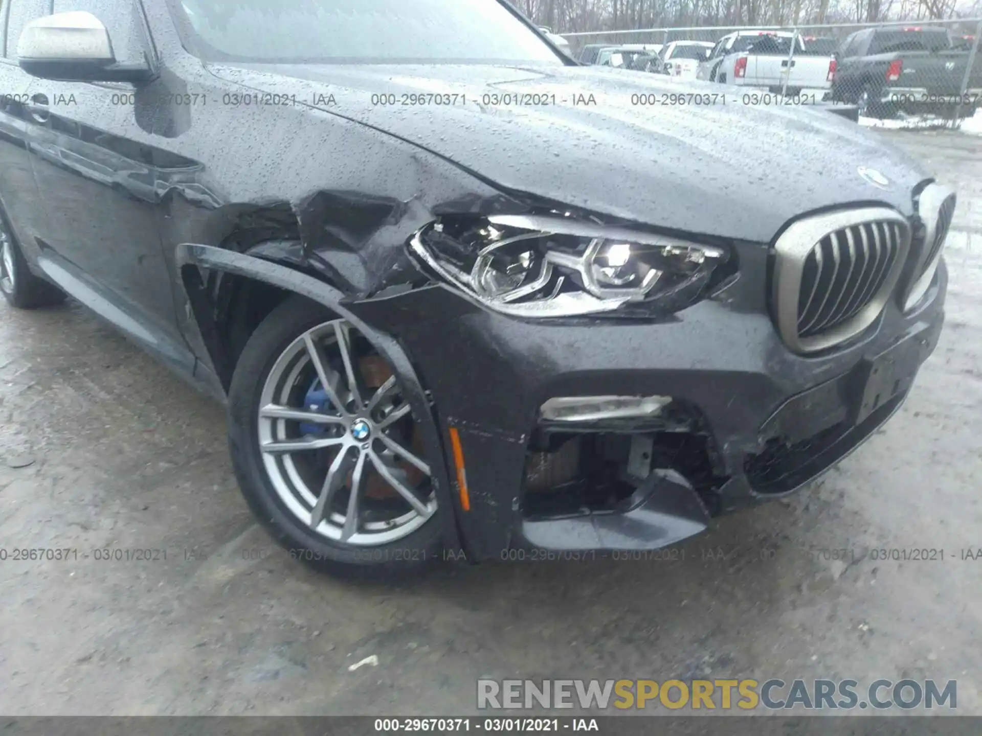 6 Photograph of a damaged car 5UXTS3C51K0Z04747 BMW X3 2019