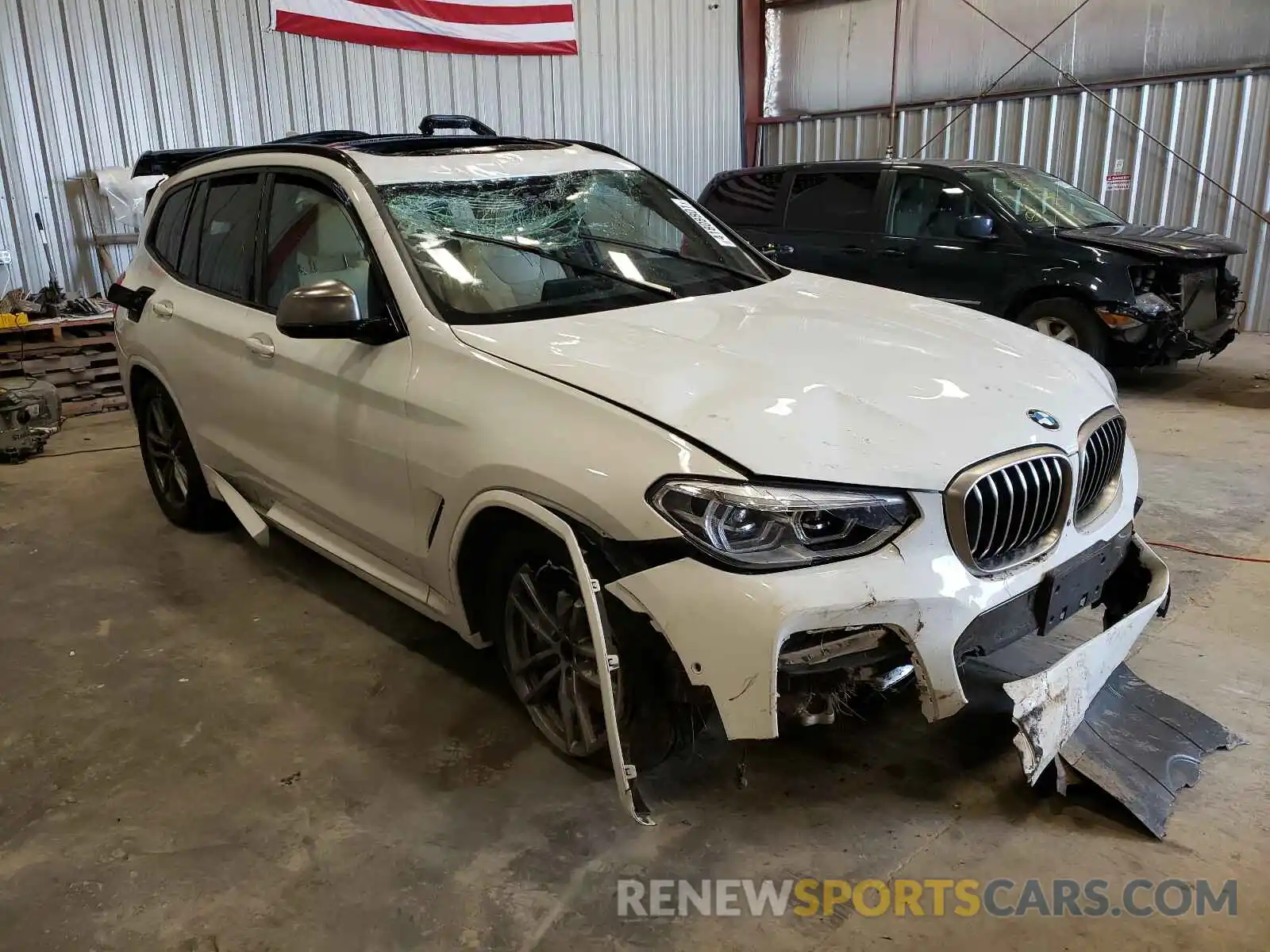 1 Photograph of a damaged car 5UXTS3C51K0Z07681 BMW X3 2019