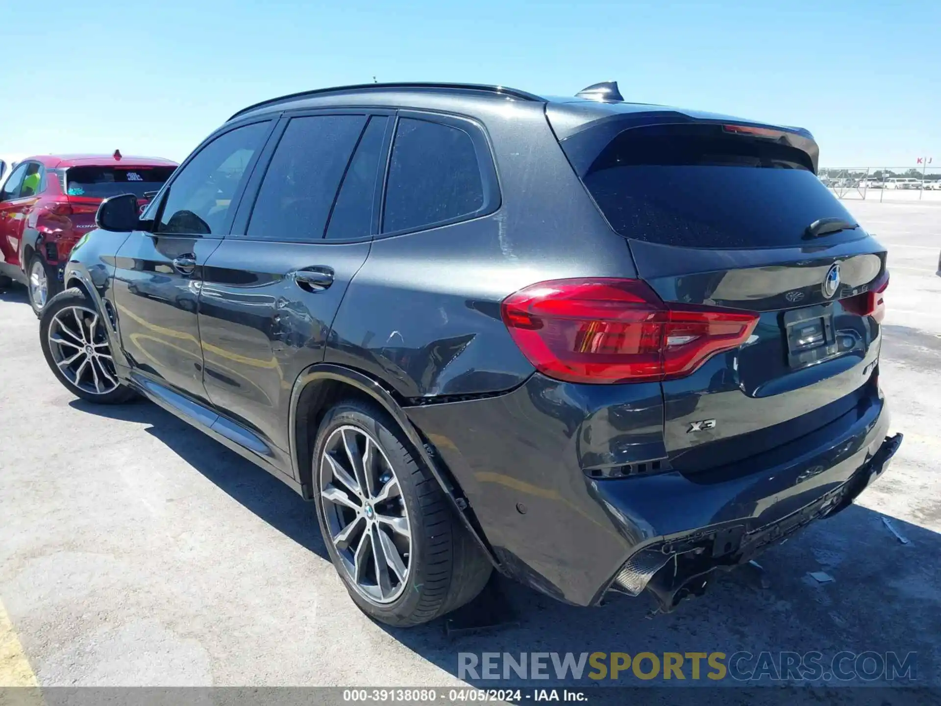 3 Photograph of a damaged car 5UXTS3C51K0Z08040 BMW X3 2019