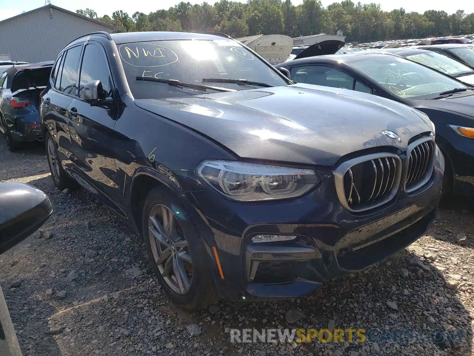 1 Photograph of a damaged car 5UXTS3C51K0Z09091 BMW X3 2019