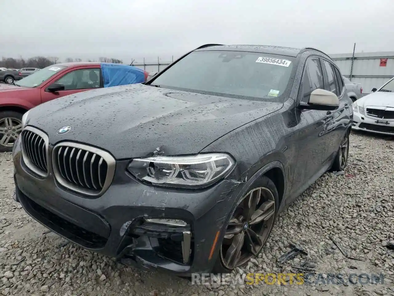 1 Photograph of a damaged car 5UXTS3C51K0Z10113 BMW X3 2019