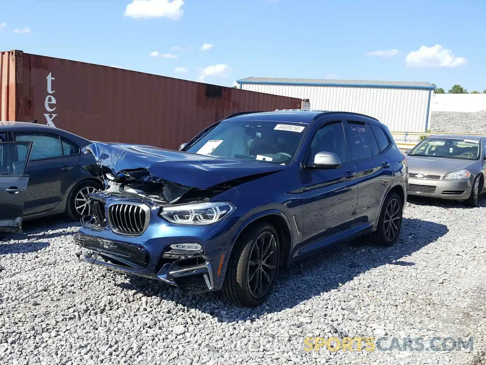 2 Photograph of a damaged car 5UXTS3C51KLR74070 BMW X3 2019