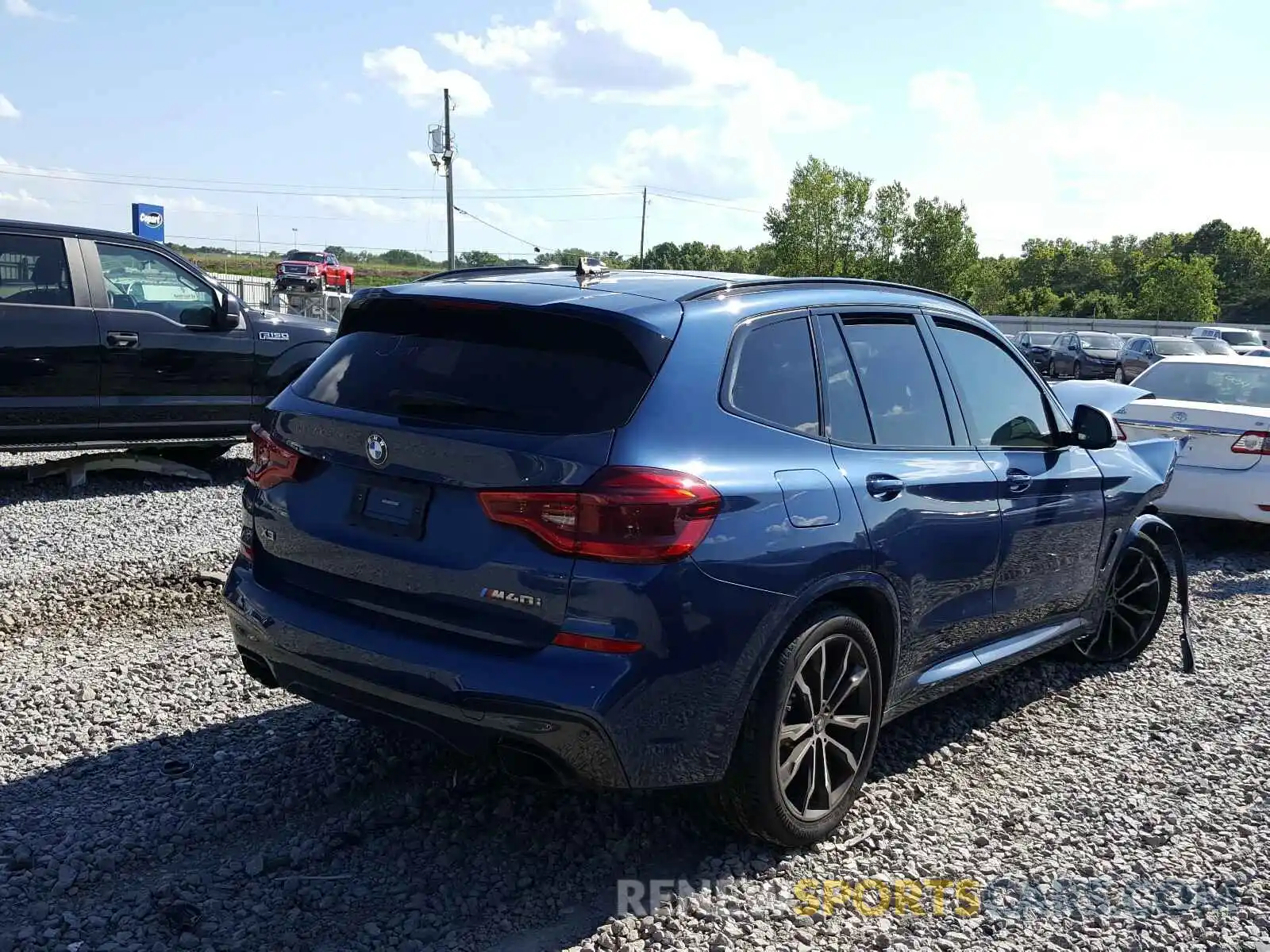 4 Photograph of a damaged car 5UXTS3C51KLR74070 BMW X3 2019