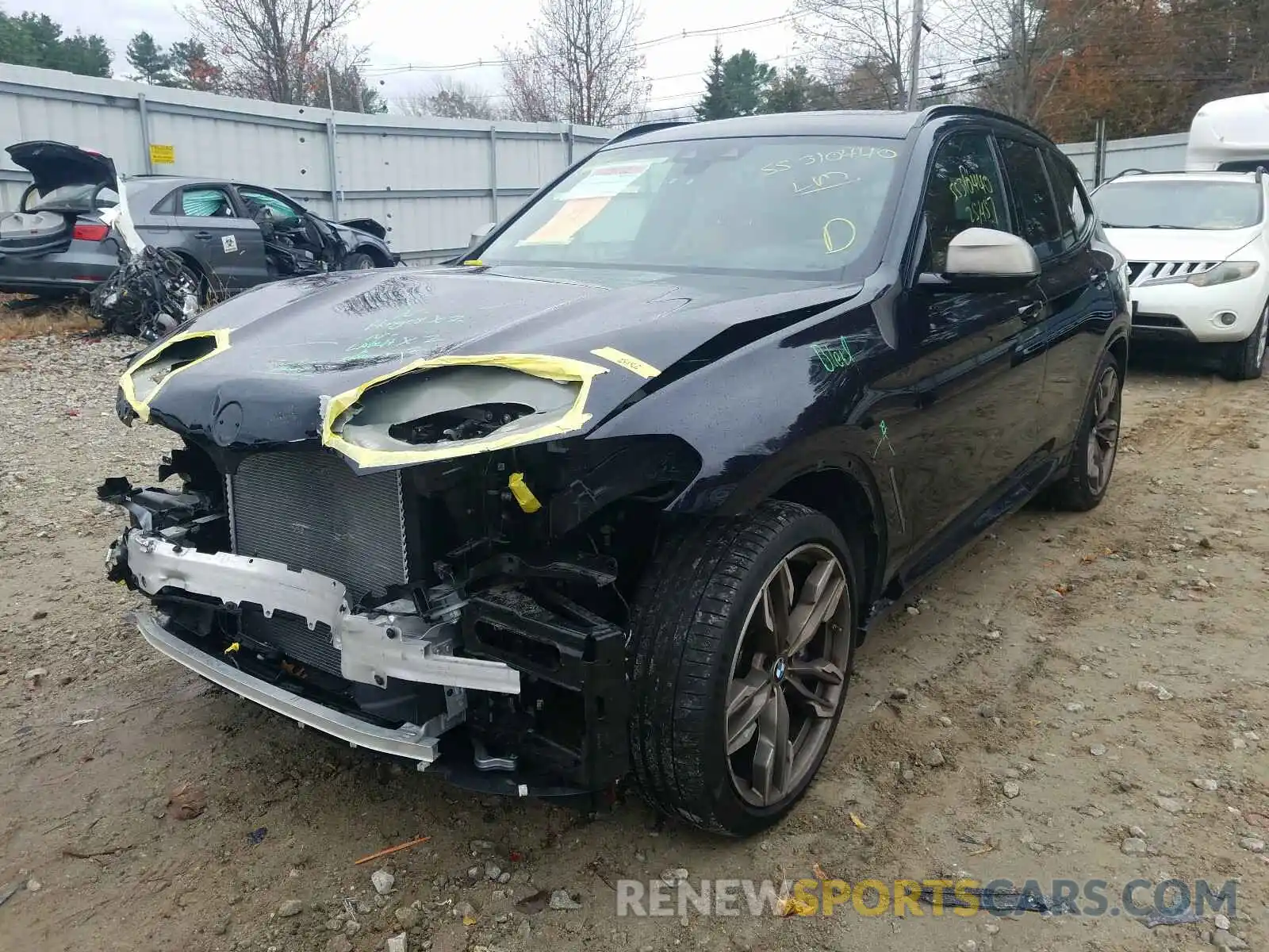 2 Photograph of a damaged car 5UXTS3C52K0Z03803 BMW X3 2019