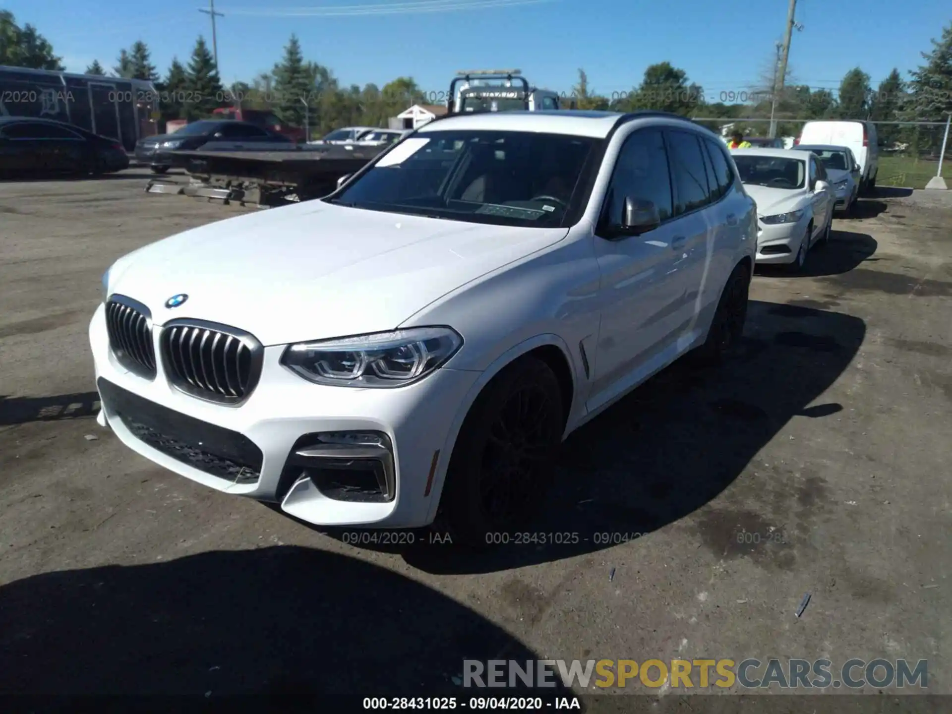 2 Photograph of a damaged car 5UXTS3C52K0Z04885 BMW X3 2019