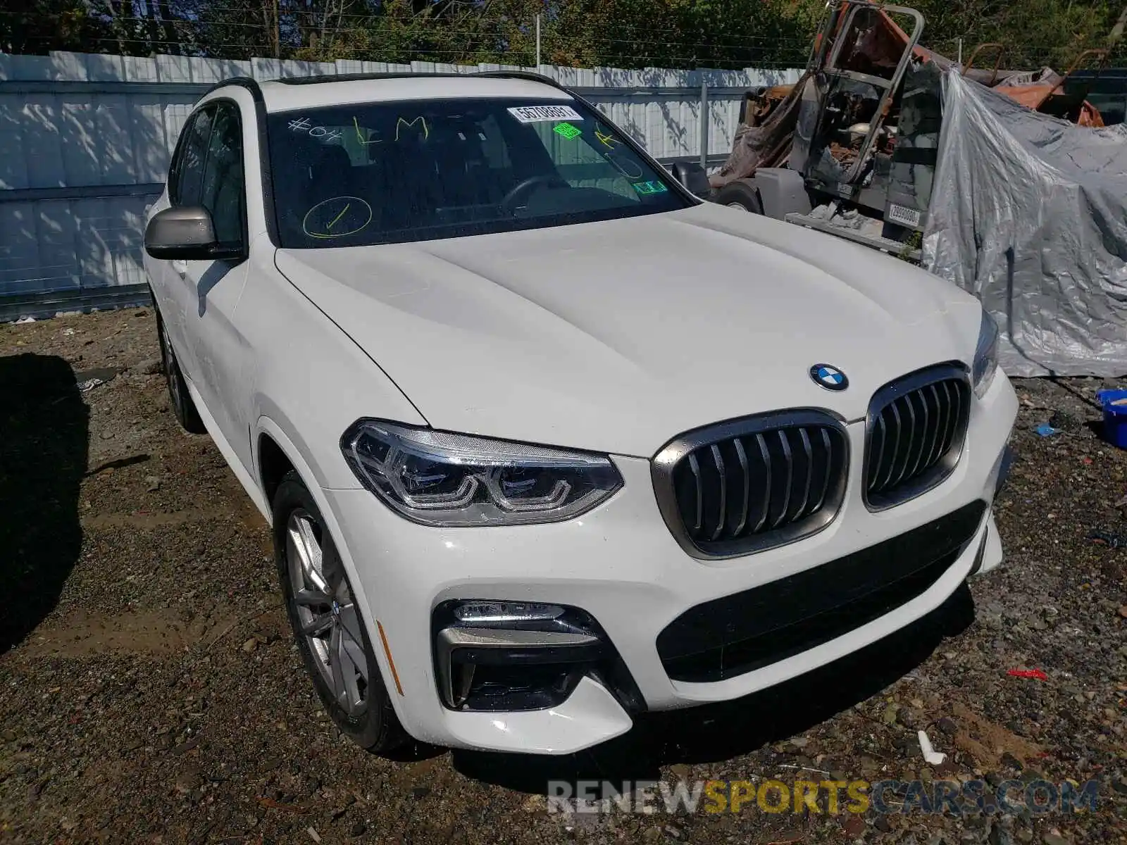 1 Photograph of a damaged car 5UXTS3C52K0Z06930 BMW X3 2019