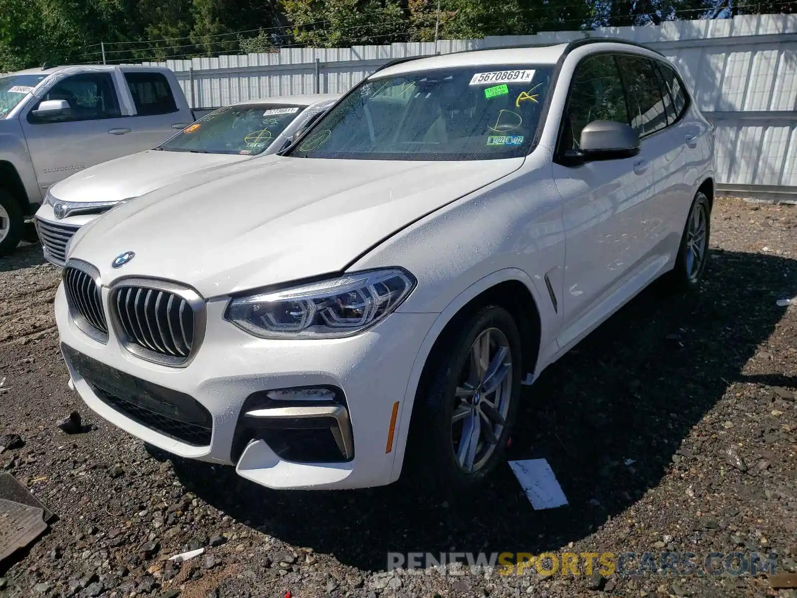 2 Photograph of a damaged car 5UXTS3C52K0Z06930 BMW X3 2019