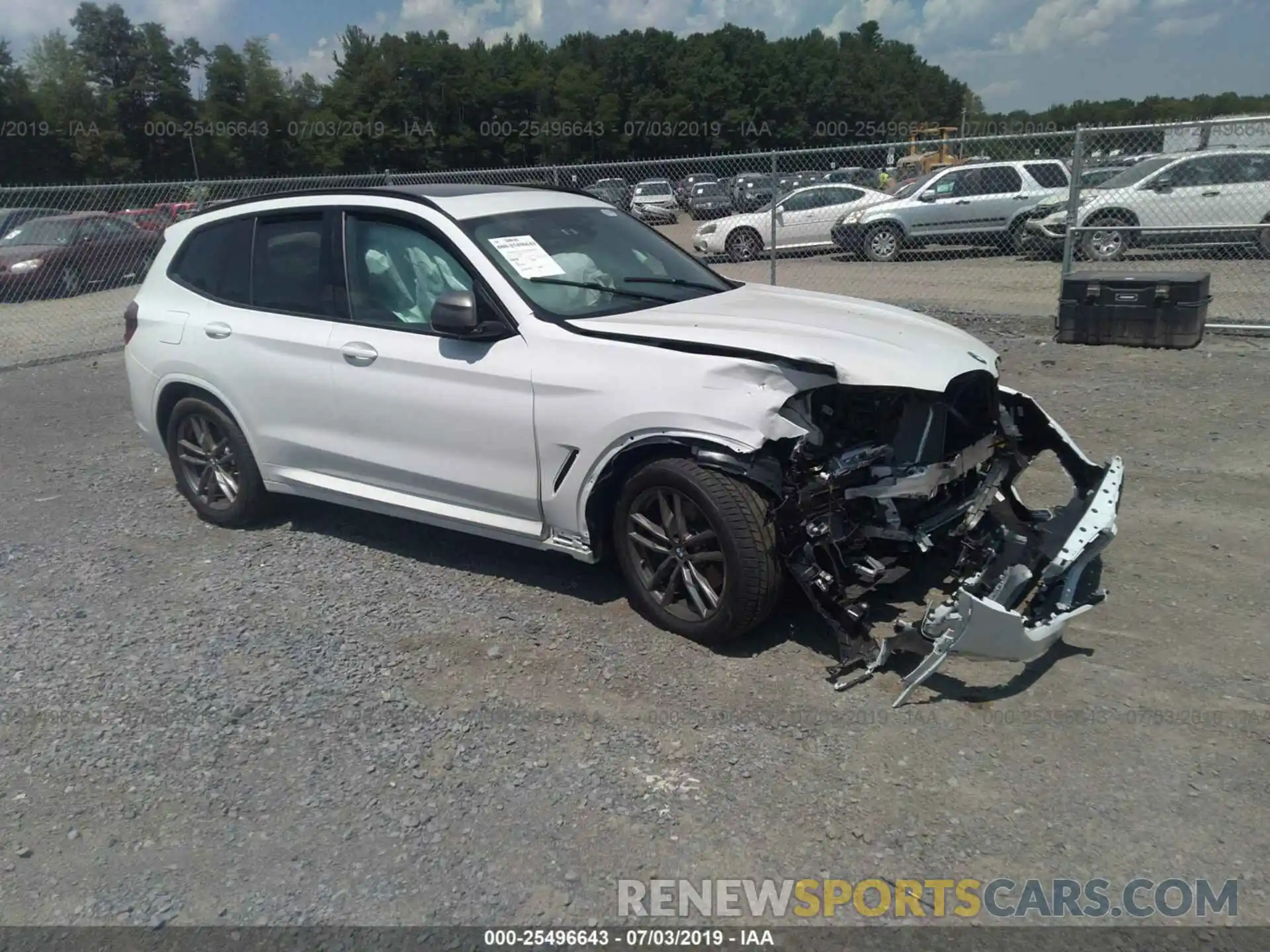 1 Фотография поврежденного автомобиля 5UXTS3C52K0Z08547 BMW X3 2019