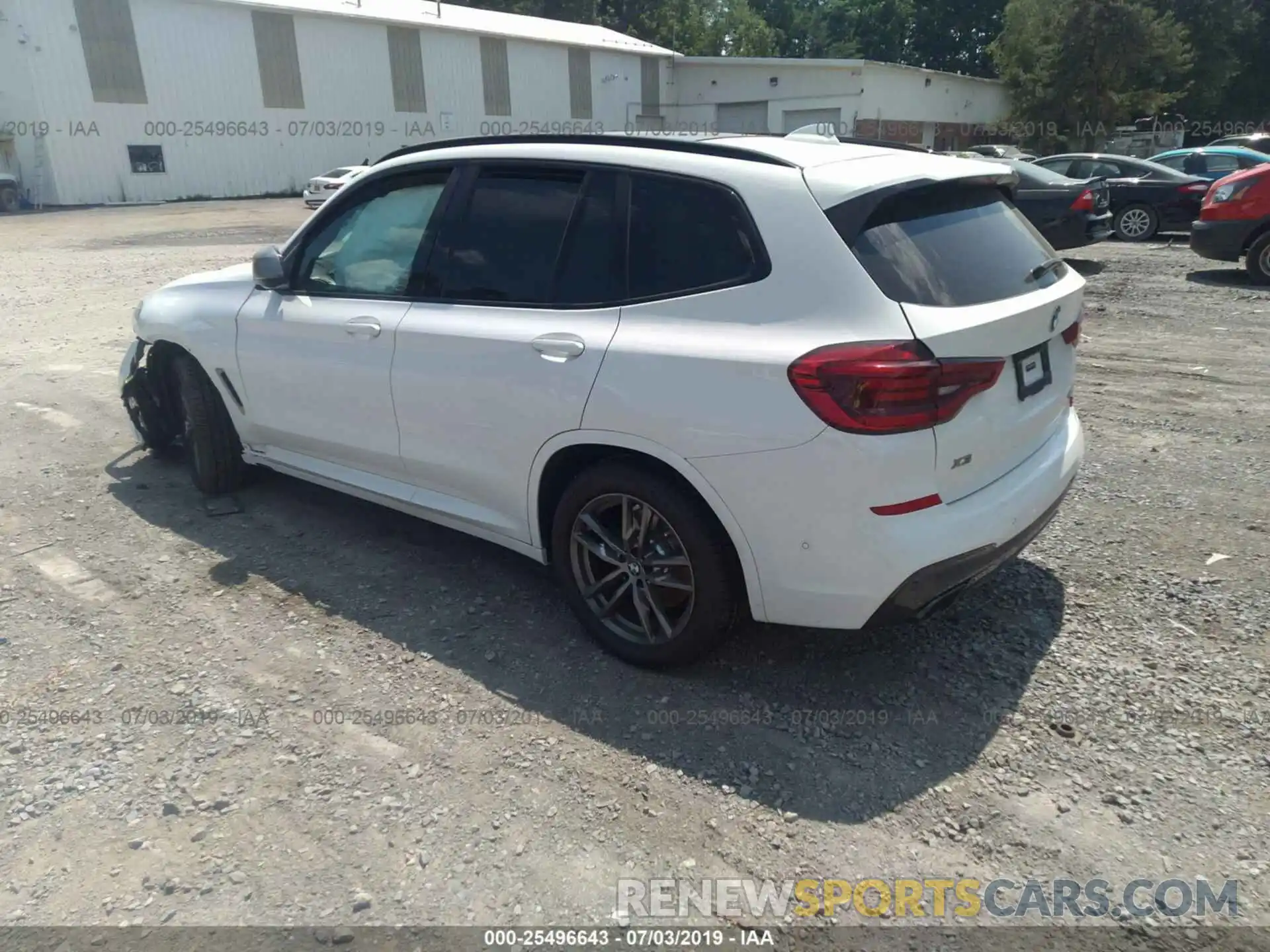 3 Photograph of a damaged car 5UXTS3C52K0Z08547 BMW X3 2019