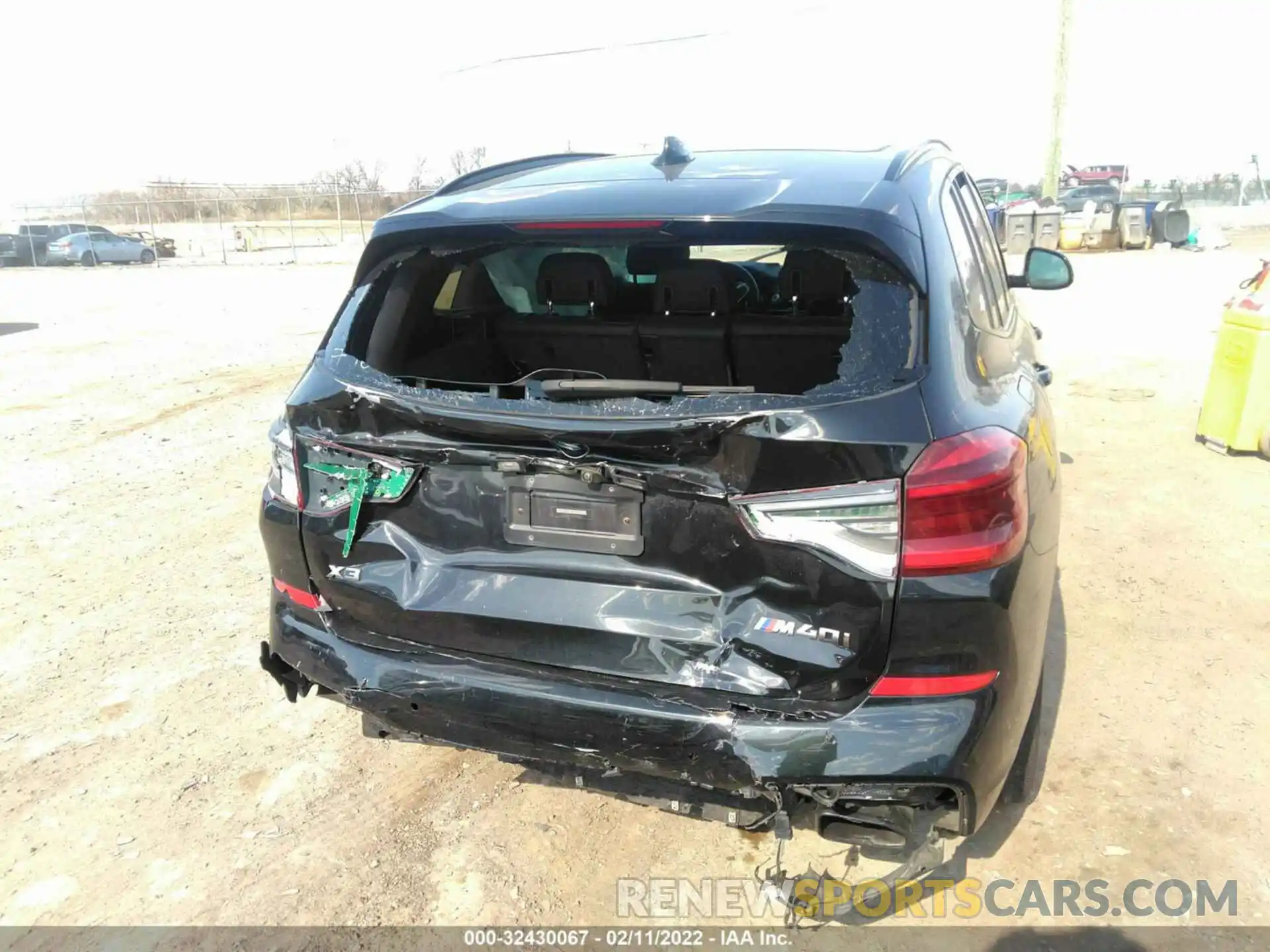 6 Photograph of a damaged car 5UXTS3C52K0Z09651 BMW X3 2019