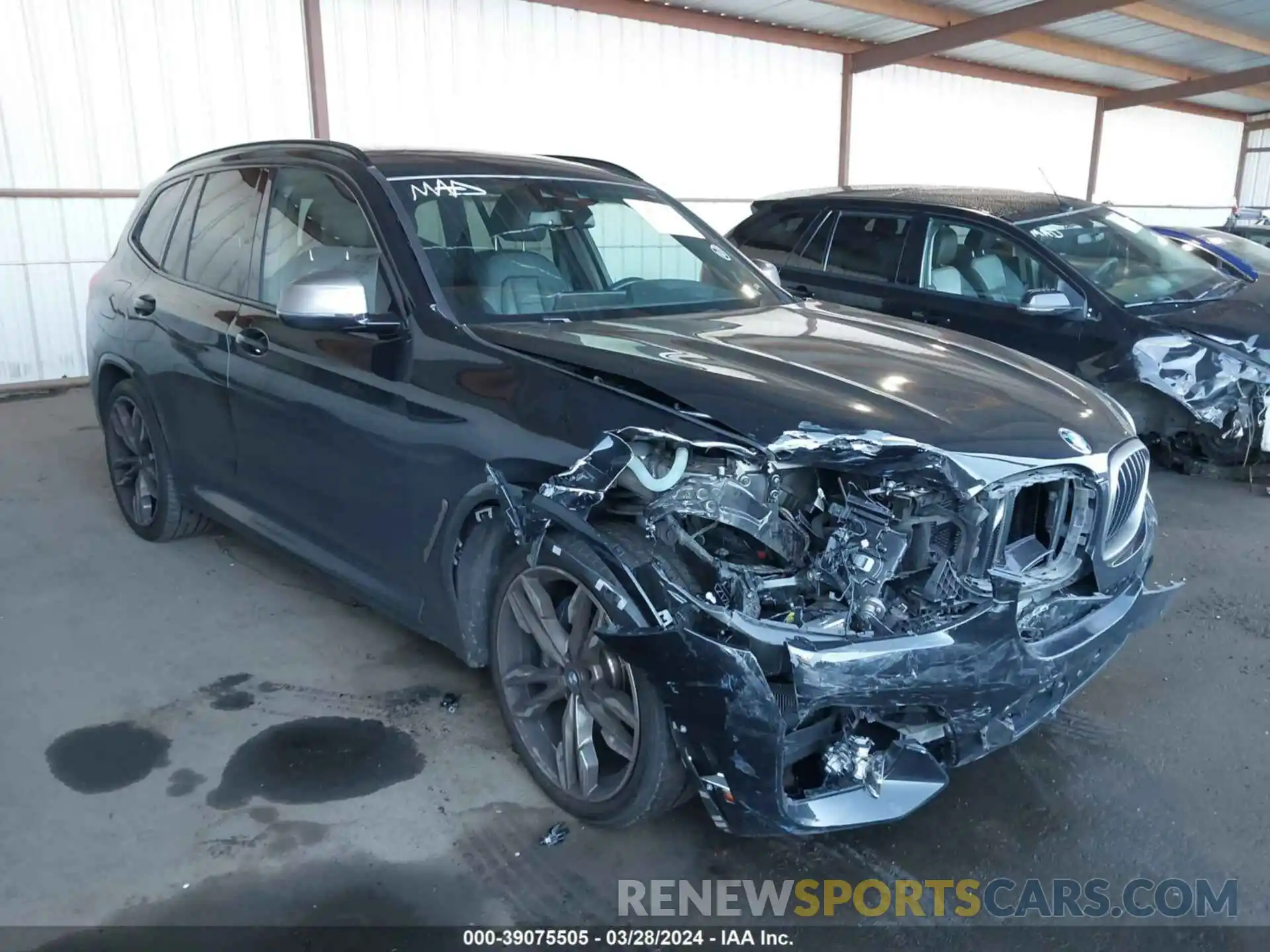 1 Photograph of a damaged car 5UXTS3C52K0Z10217 BMW X3 2019