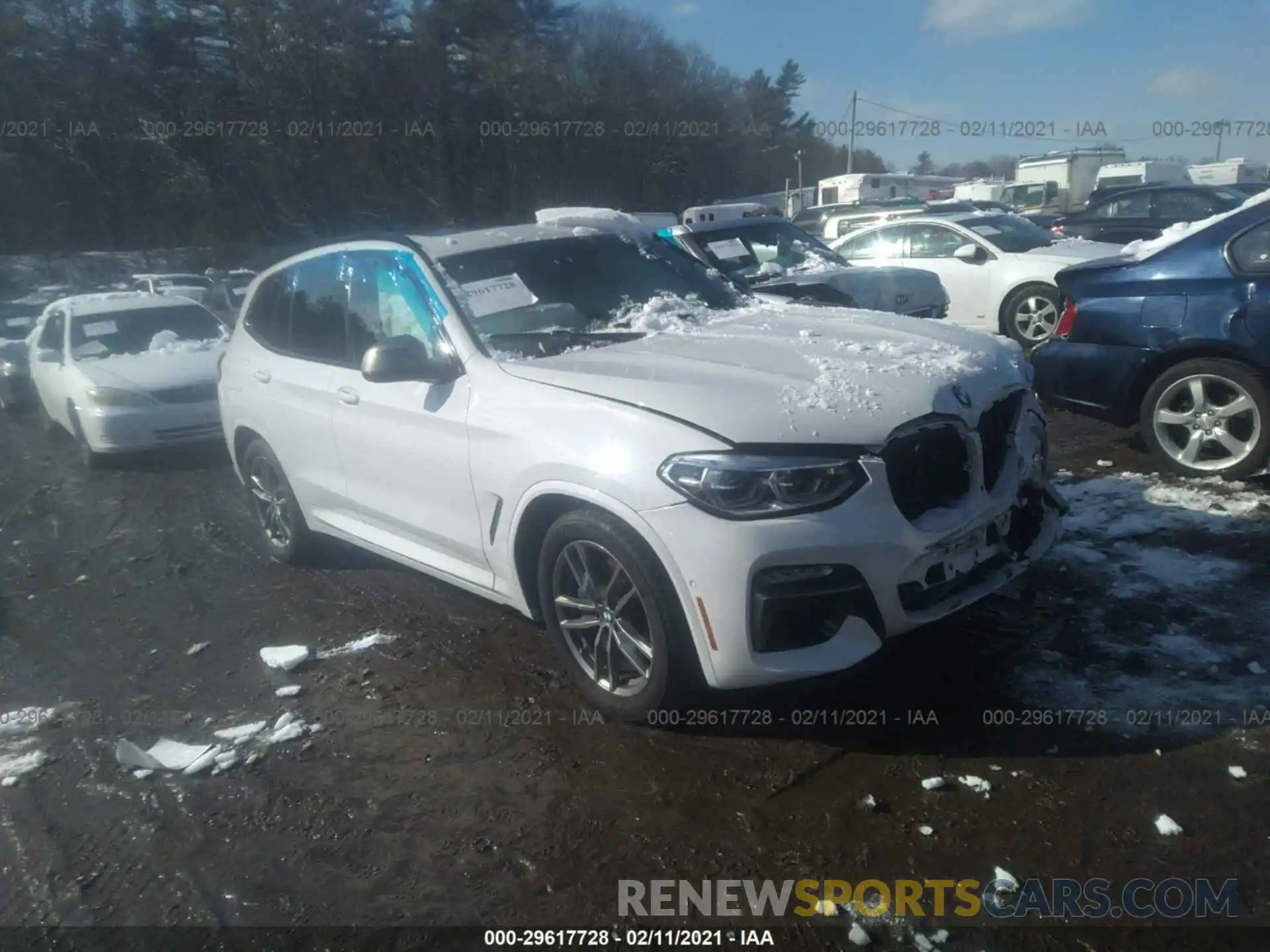 1 Photograph of a damaged car 5UXTS3C52KLR72456 BMW X3 2019