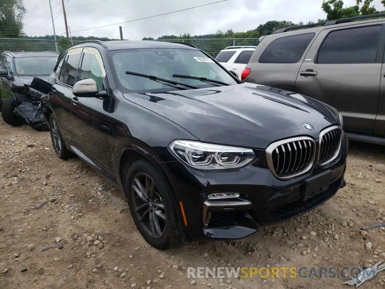 1 Photograph of a damaged car 5UXTS3C52KLR72554 BMW X3 2019