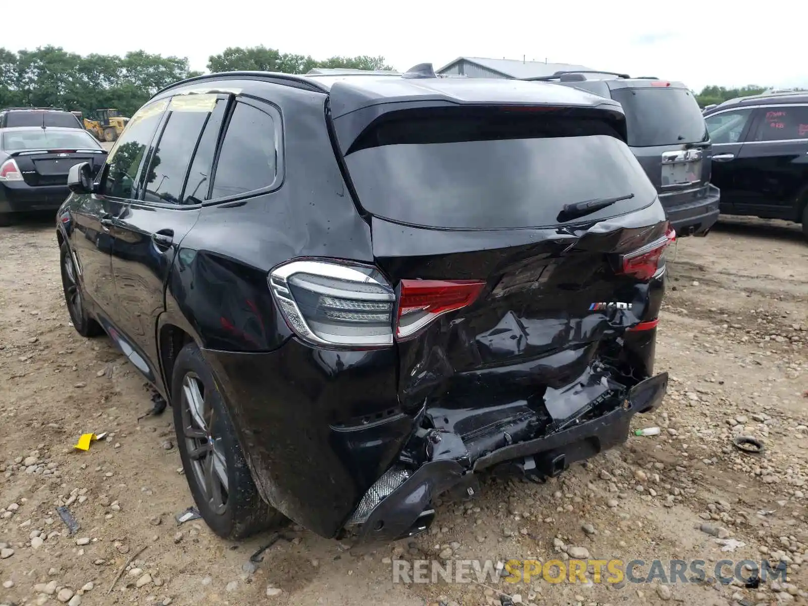 3 Photograph of a damaged car 5UXTS3C52KLR72554 BMW X3 2019