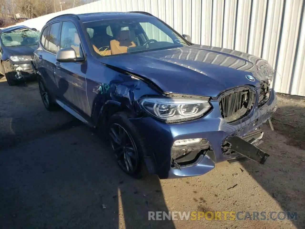 1 Photograph of a damaged car 5UXTS3C52KLR72621 BMW X3 2019