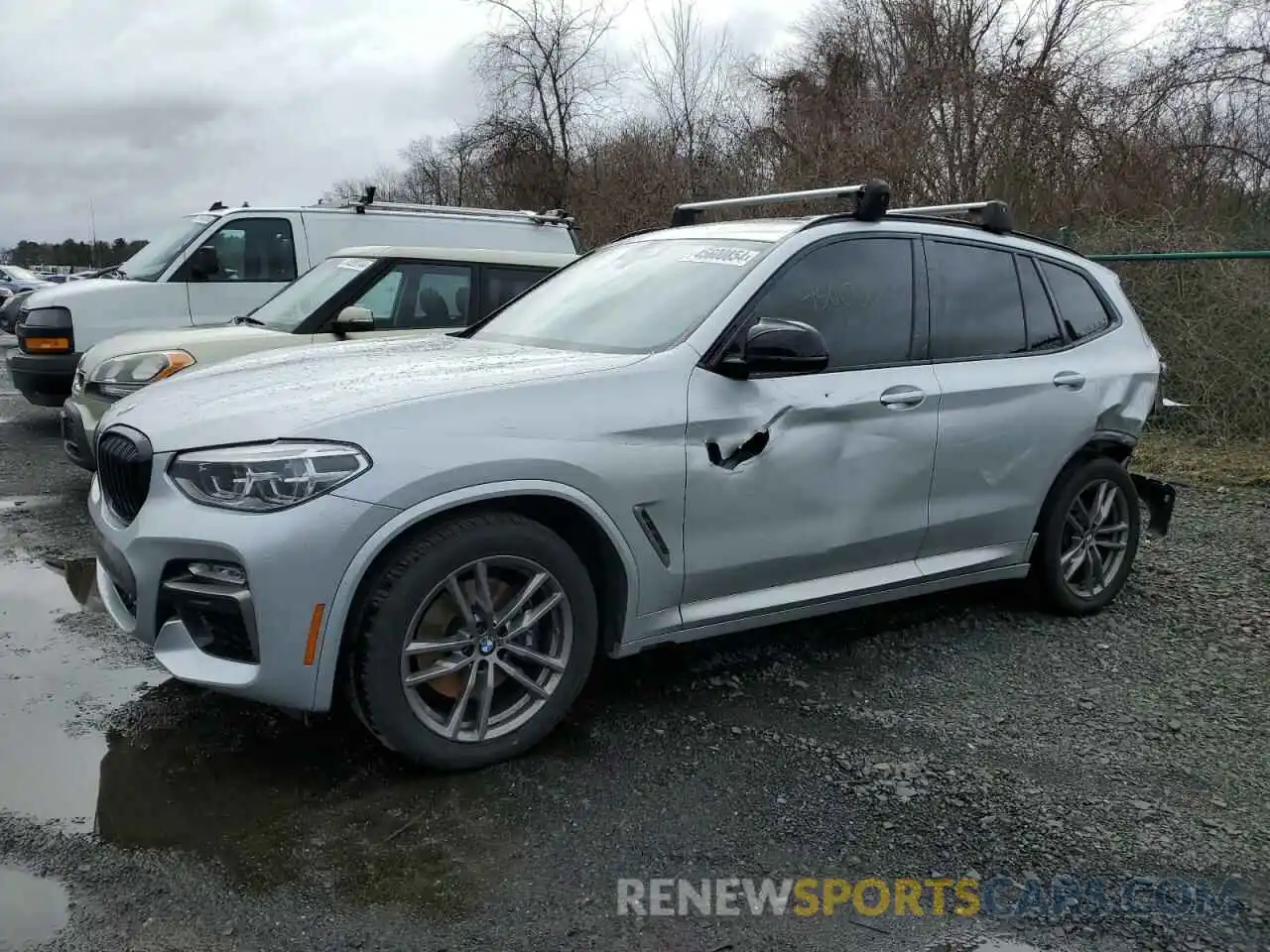 1 Photograph of a damaged car 5UXTS3C52KLR72702 BMW X3 2019