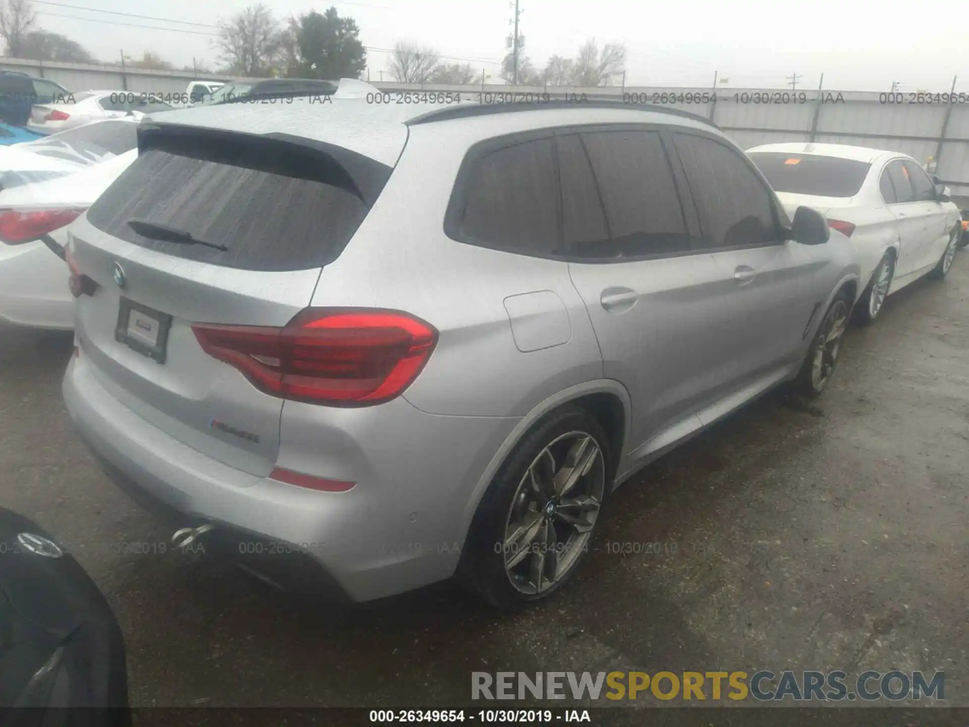 4 Фотография поврежденного автомобиля 5UXTS3C53K0Z02935 BMW X3 2019