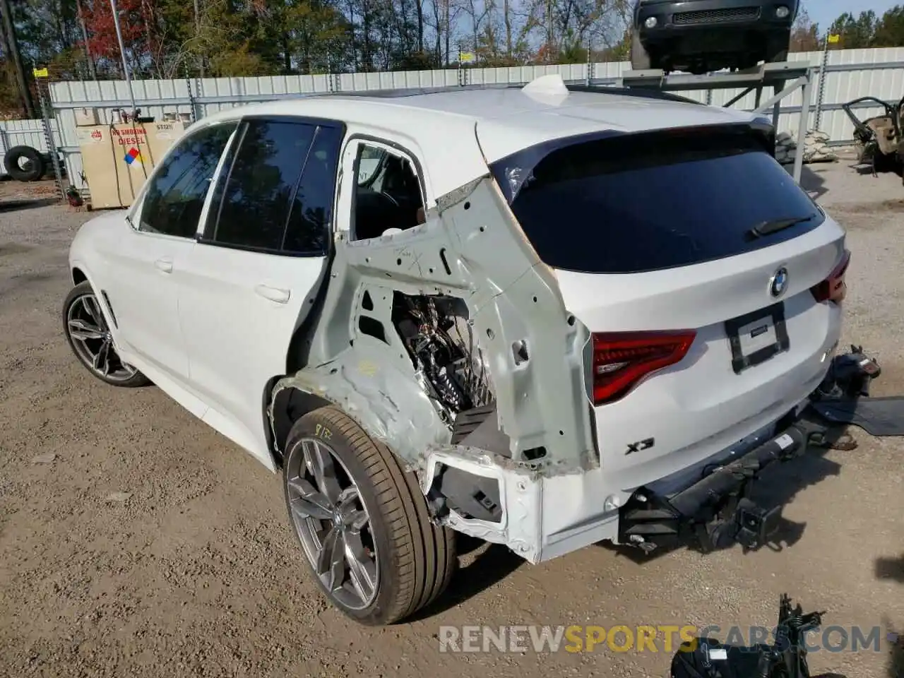 3 Photograph of a damaged car 5UXTS3C53K0Z04944 BMW X3 2019