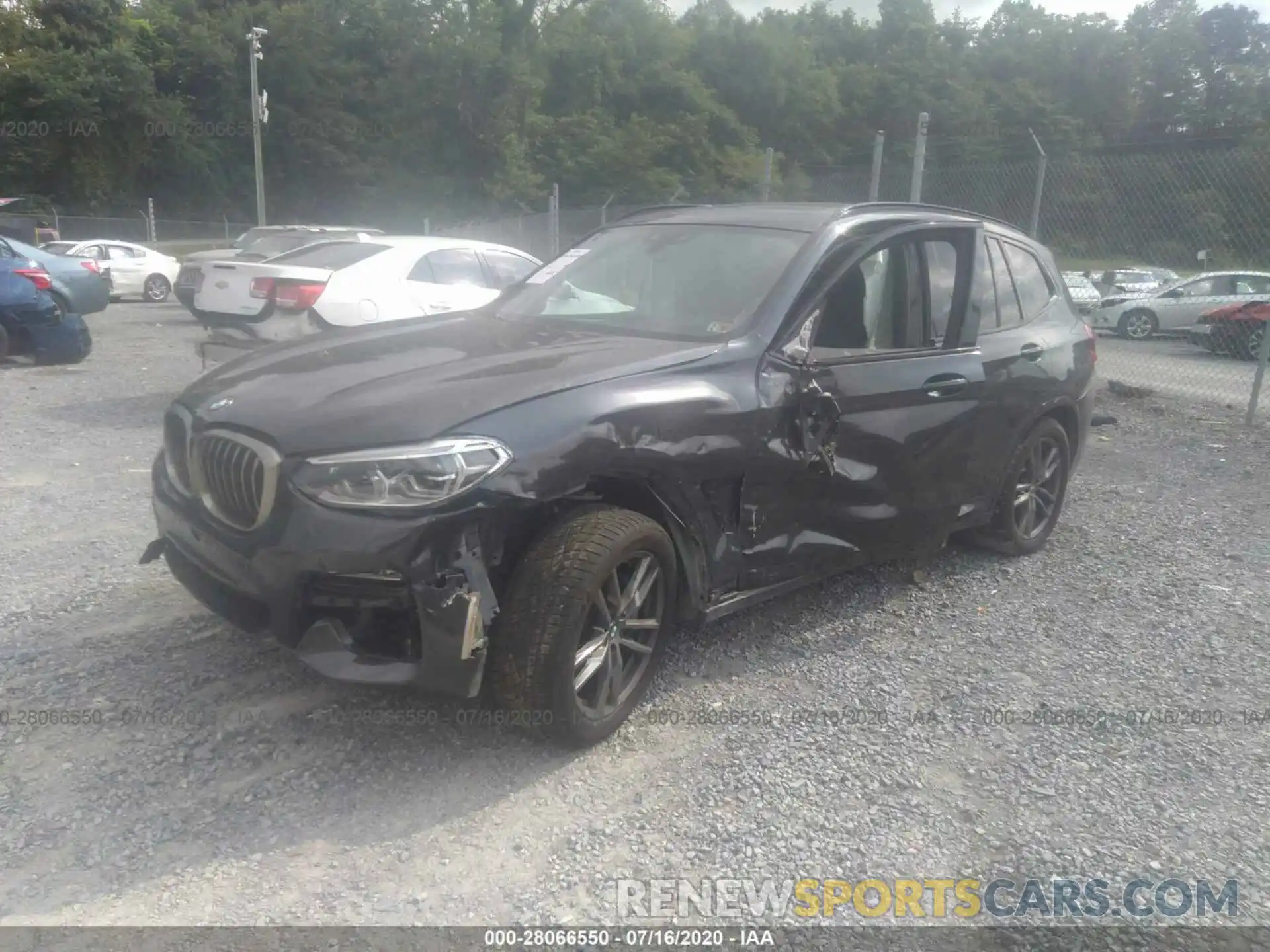 2 Photograph of a damaged car 5UXTS3C53K0Z06709 BMW X3 2019