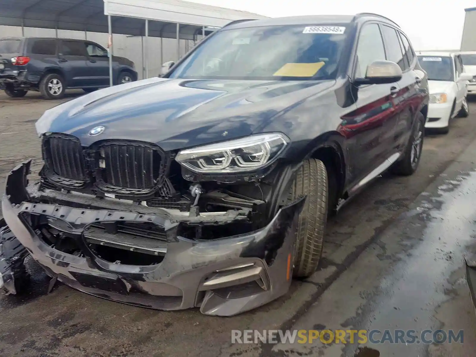2 Photograph of a damaged car 5UXTS3C53K0Z07391 BMW X3 2019