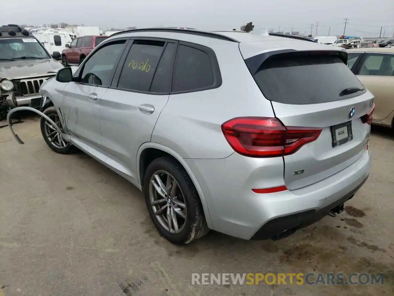 3 Photograph of a damaged car 5UXTS3C53K0Z08332 BMW X3 2019