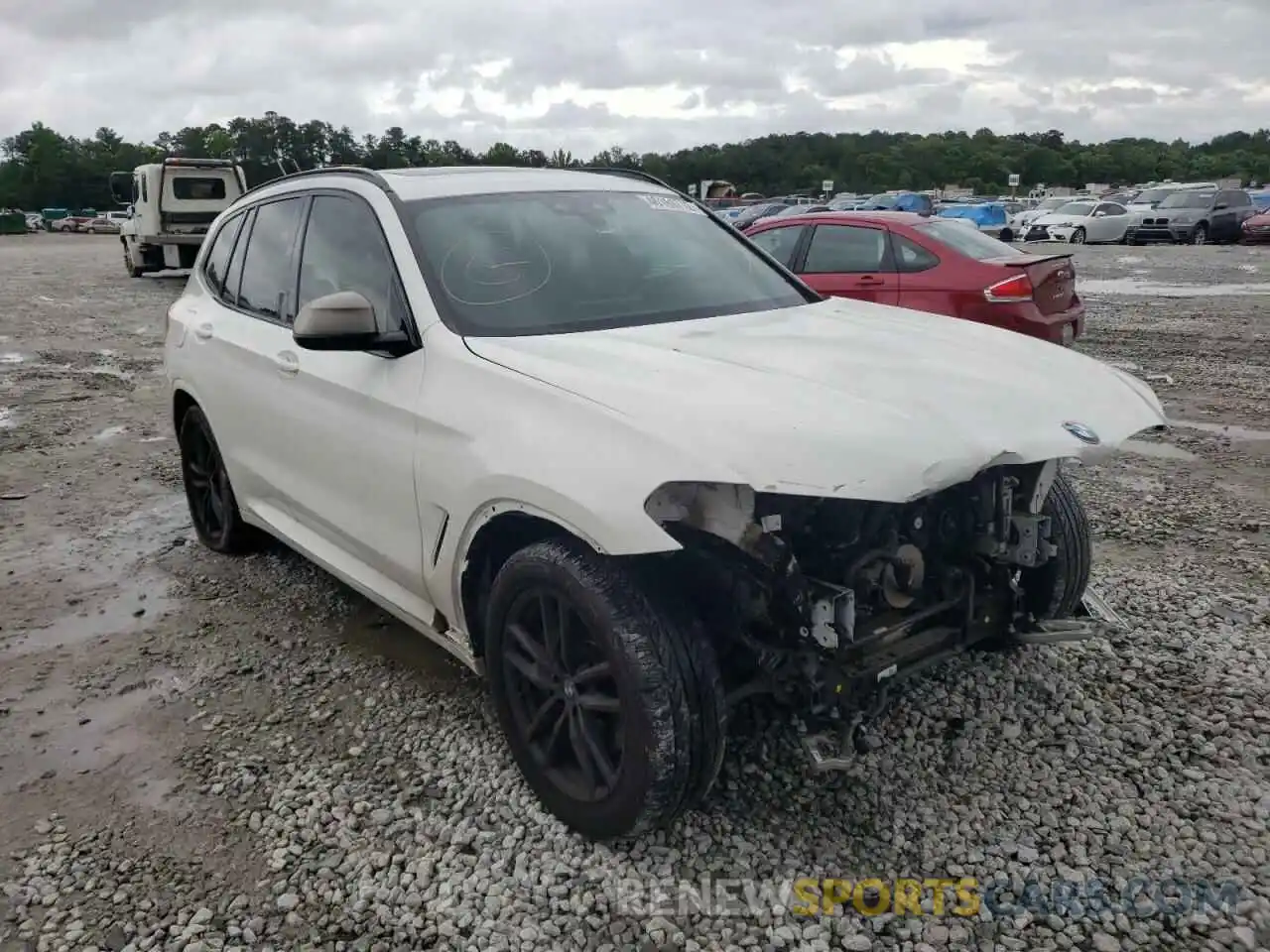 1 Photograph of a damaged car 5UXTS3C53K0Z09111 BMW X3 2019