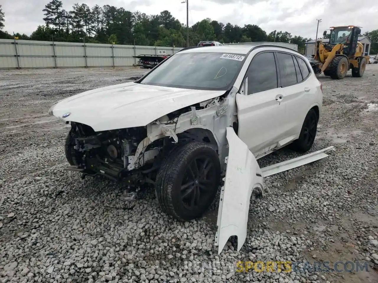 2 Photograph of a damaged car 5UXTS3C53K0Z09111 BMW X3 2019